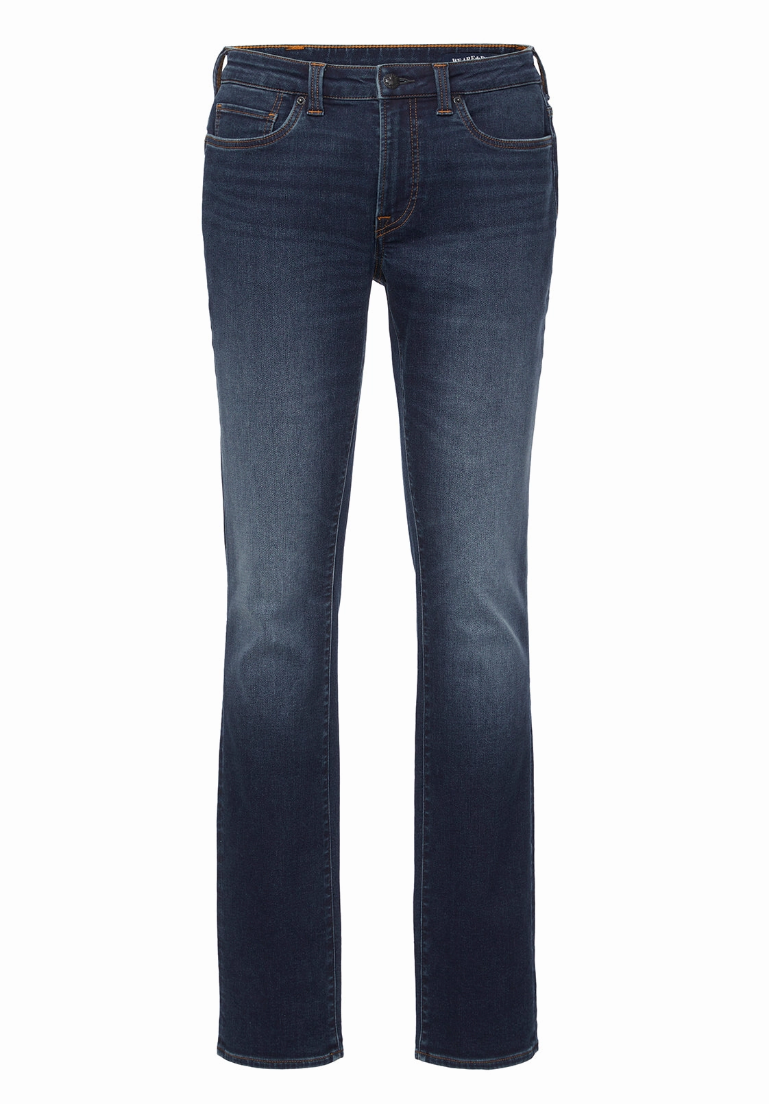 Elegant Vibrant Textured Slim Ash Men's Freedom Flex Jeans in Classic Sanded Indigo - BM22918