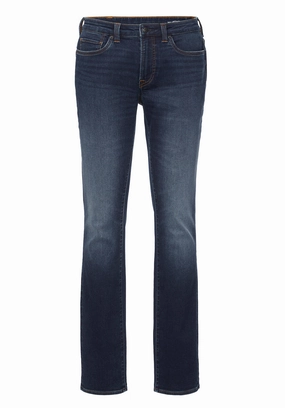 Elegant Vibrant Textured Slim Ash Men's Freedom Flex Jeans in Classic Sanded Indigo - BM22918