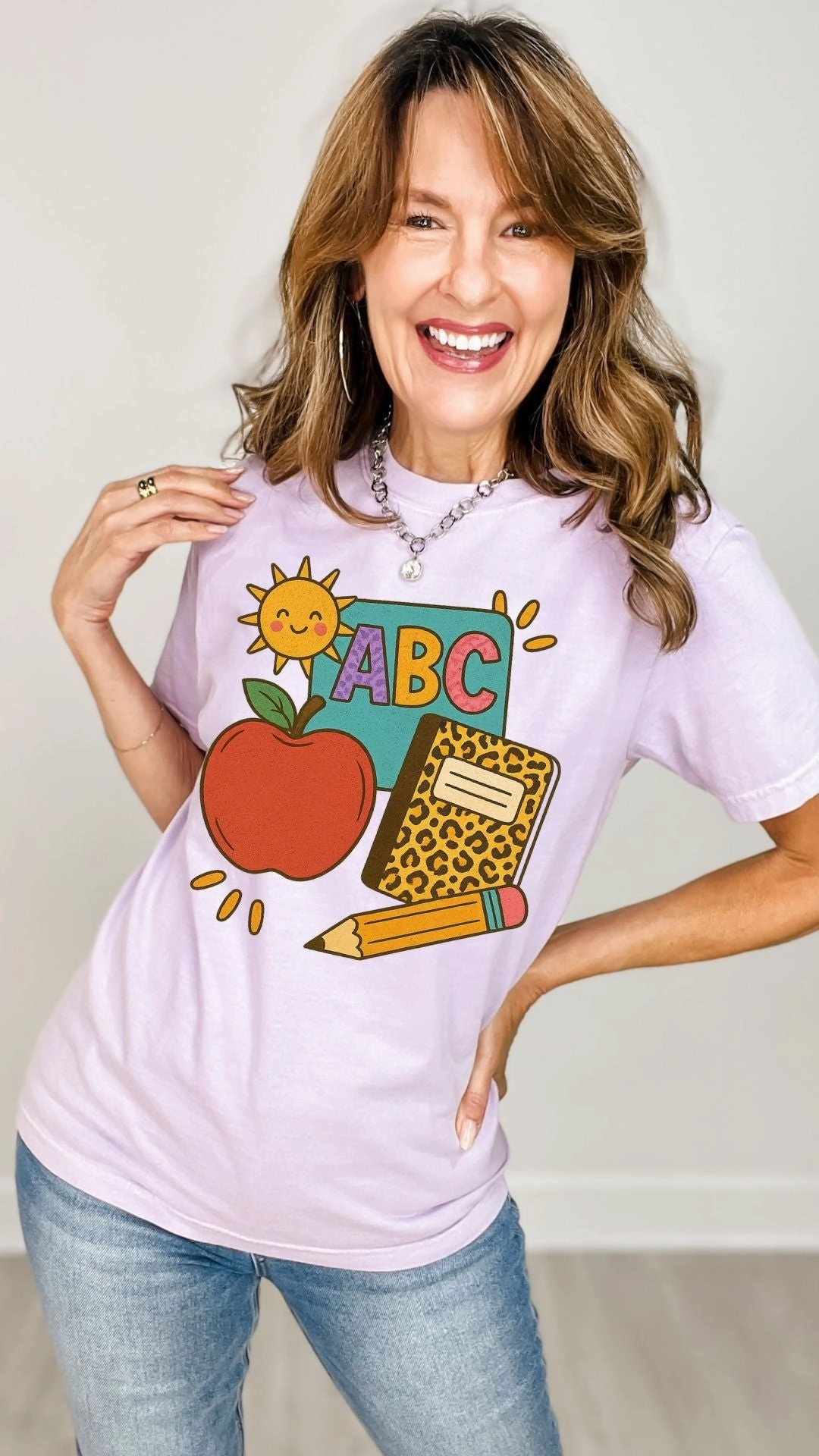Active Look LayeredDurability ABC 123 Graphic Tee