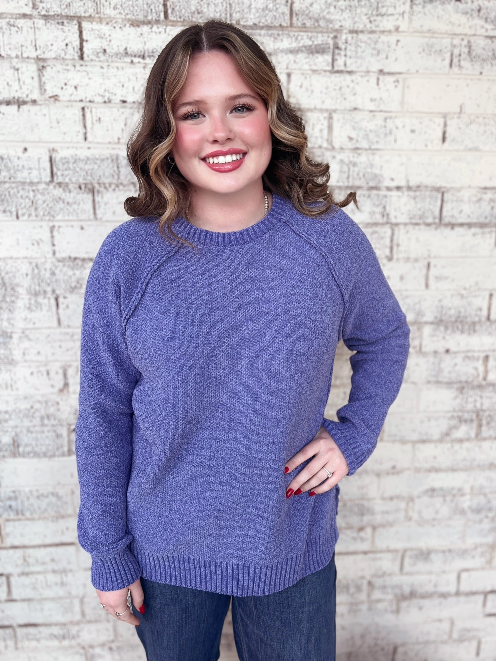 Luxuriously Knitted Raglan Sweater - 4 Colors* Buttery Soft Handfeel Non Chafe Armholes