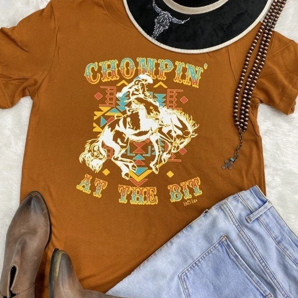 Plus Chompin At The Bit Tee* PreShrunk Fabric