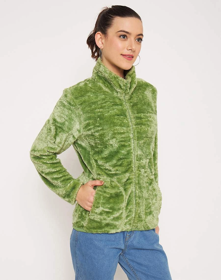 industry standard product quilted lining comfort Madame Applegreen High Neck Sweatshirt