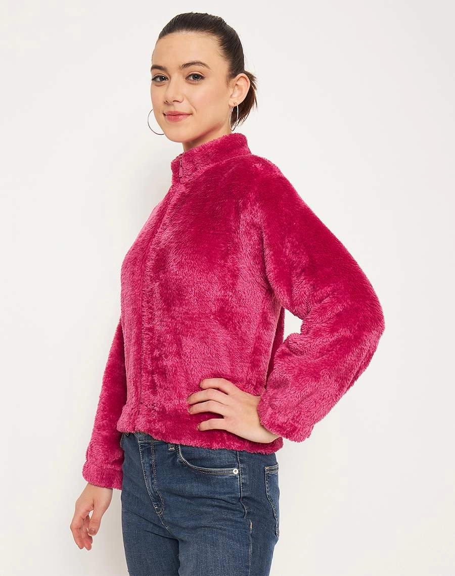 Madame Mystic High Neck Sweatshirt belt accents