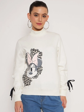 Trendy Basics Street Layer Madame Offwhite Disney Print Sweatshirt