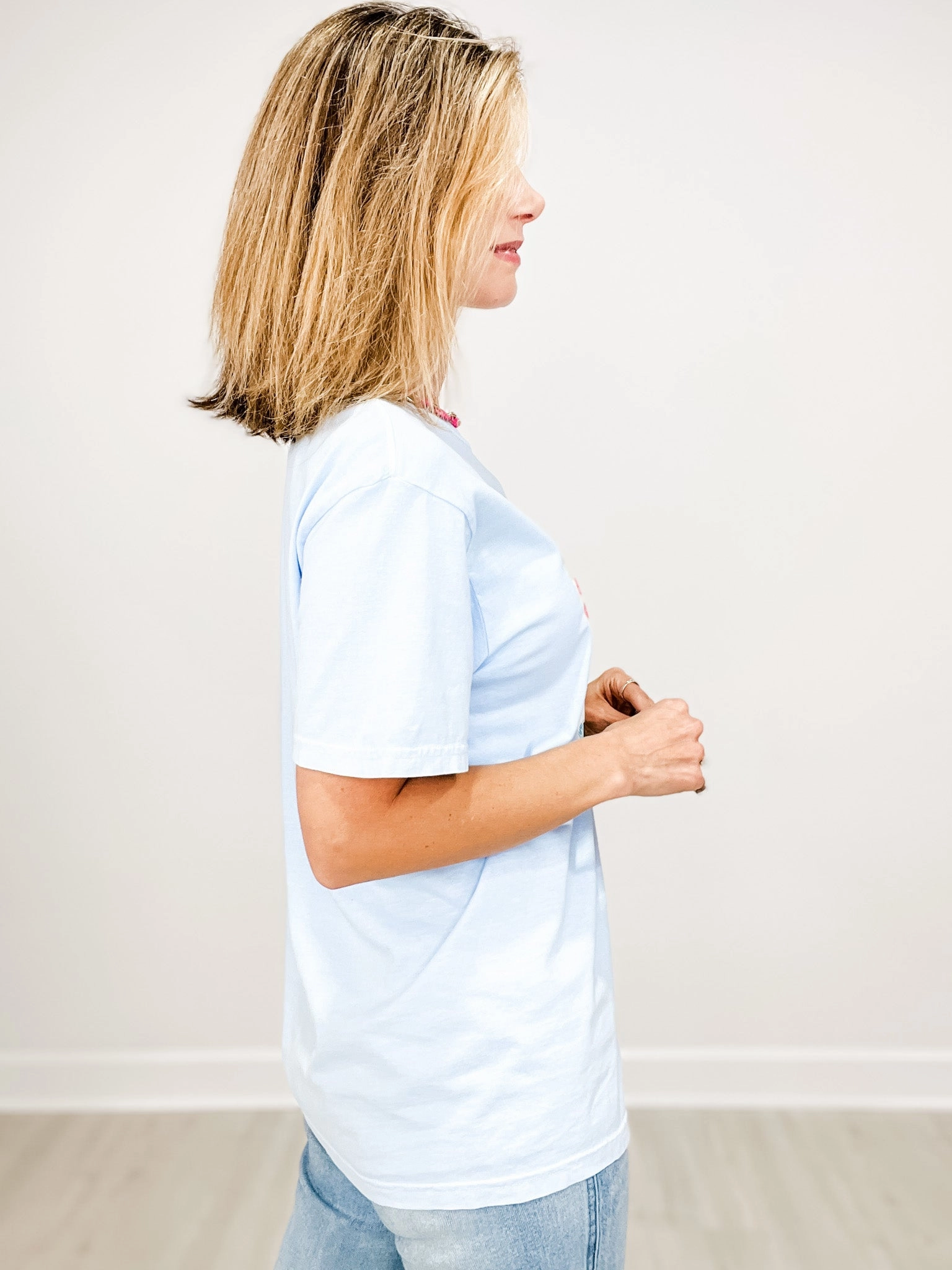 DurableWeave Mama Clothed in Strength Gold Foil Graphic Tee