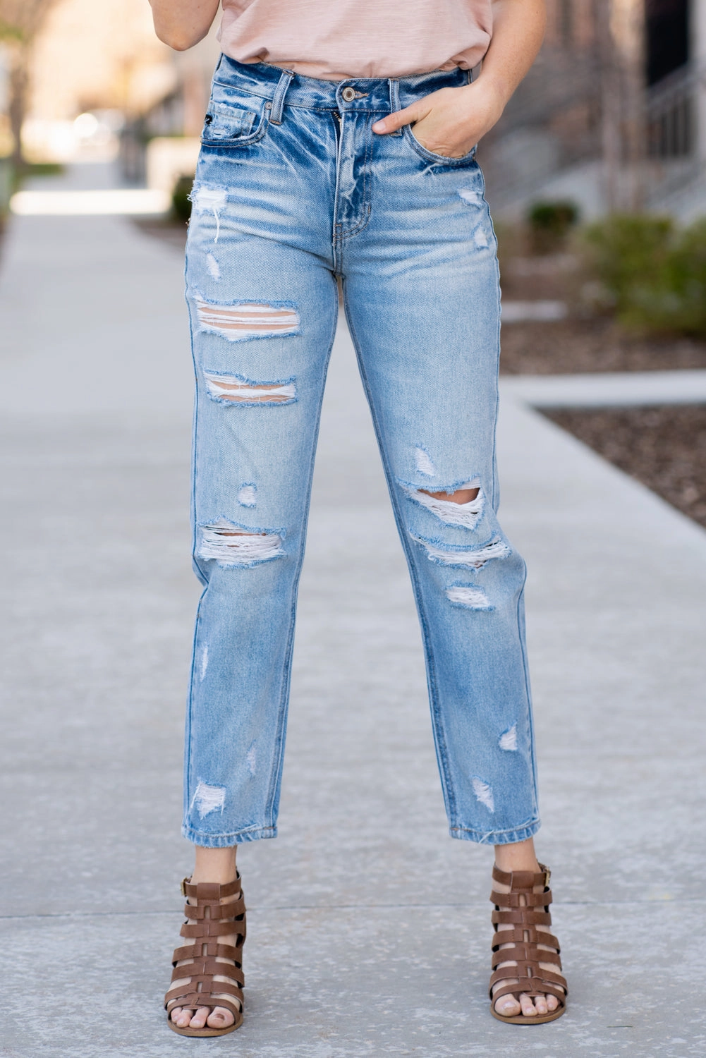 Maxwell High Rise Mom Straight Traveler Gear Morning Stroll