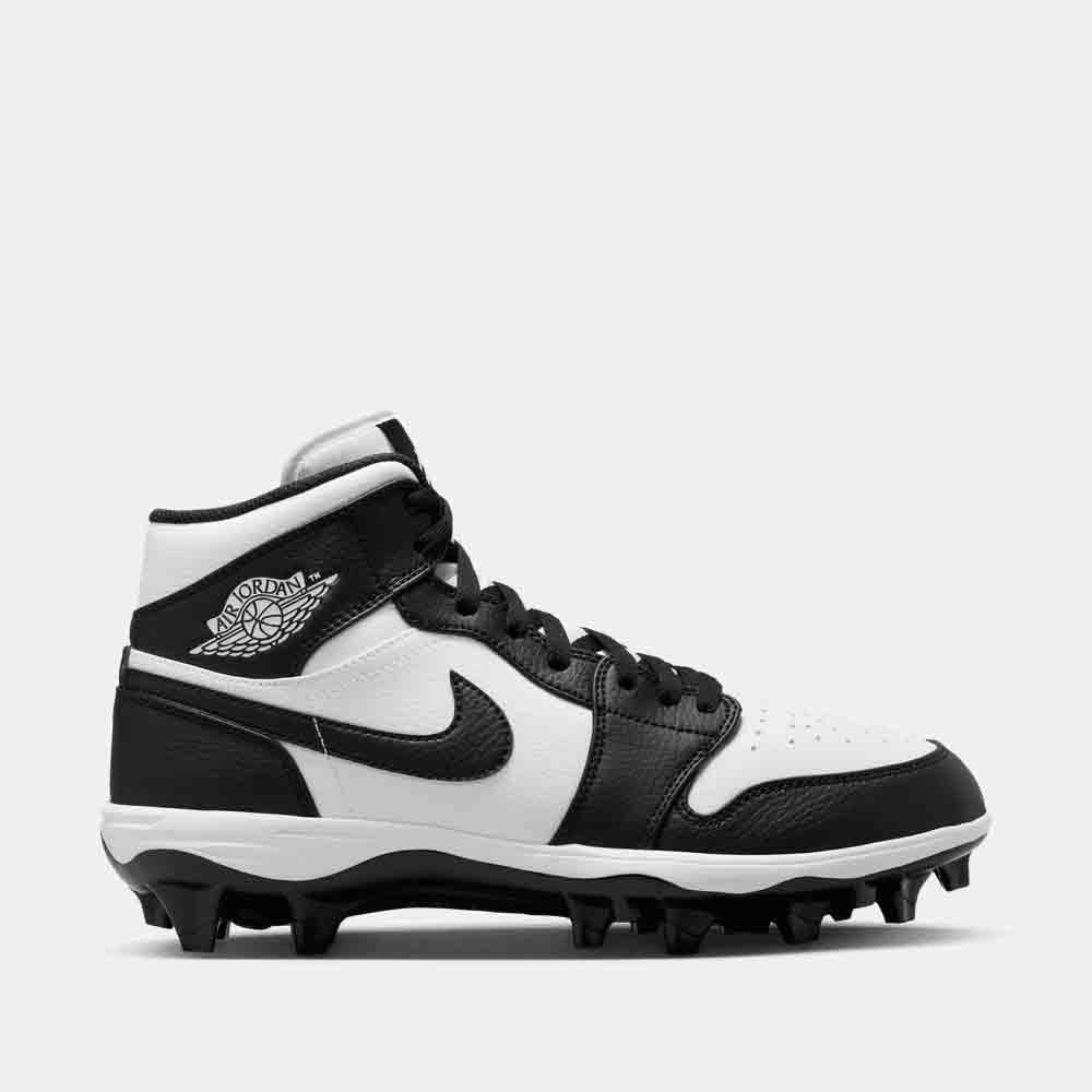 Men's Jordan 1 Mid TD Football Cleats Ankle Support Structure