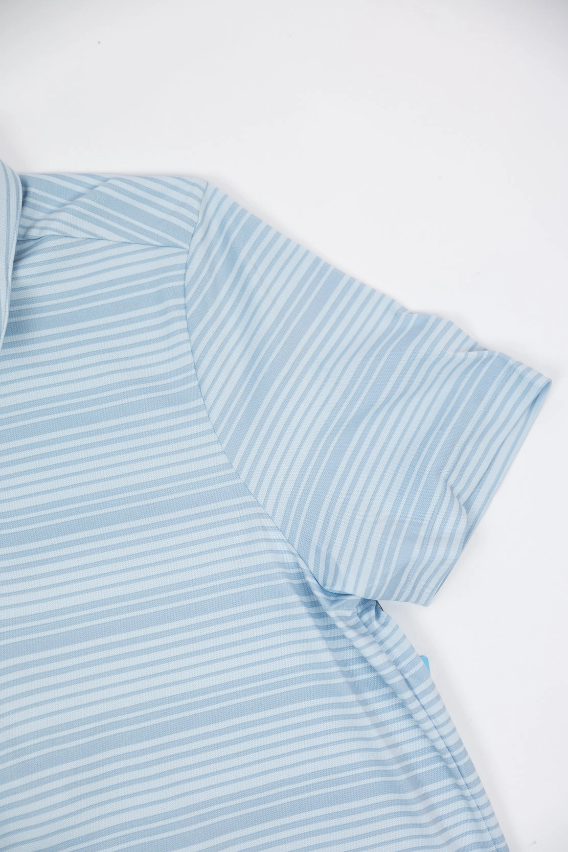 Men's DropTemp Dry Polo | Shadow Stripe/Light Blue Weekend Wear