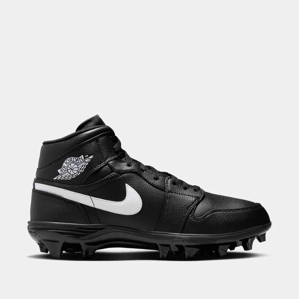 Men's Jordan 1 Mid TD Football Cleats Microperforation Detail
