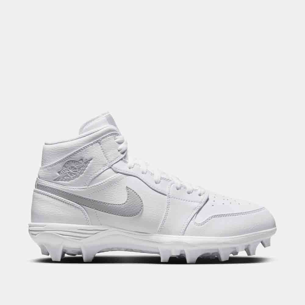 Neutral Footbed Vented Air Channels Men's Jordan 1 Mid TD Football Cleats