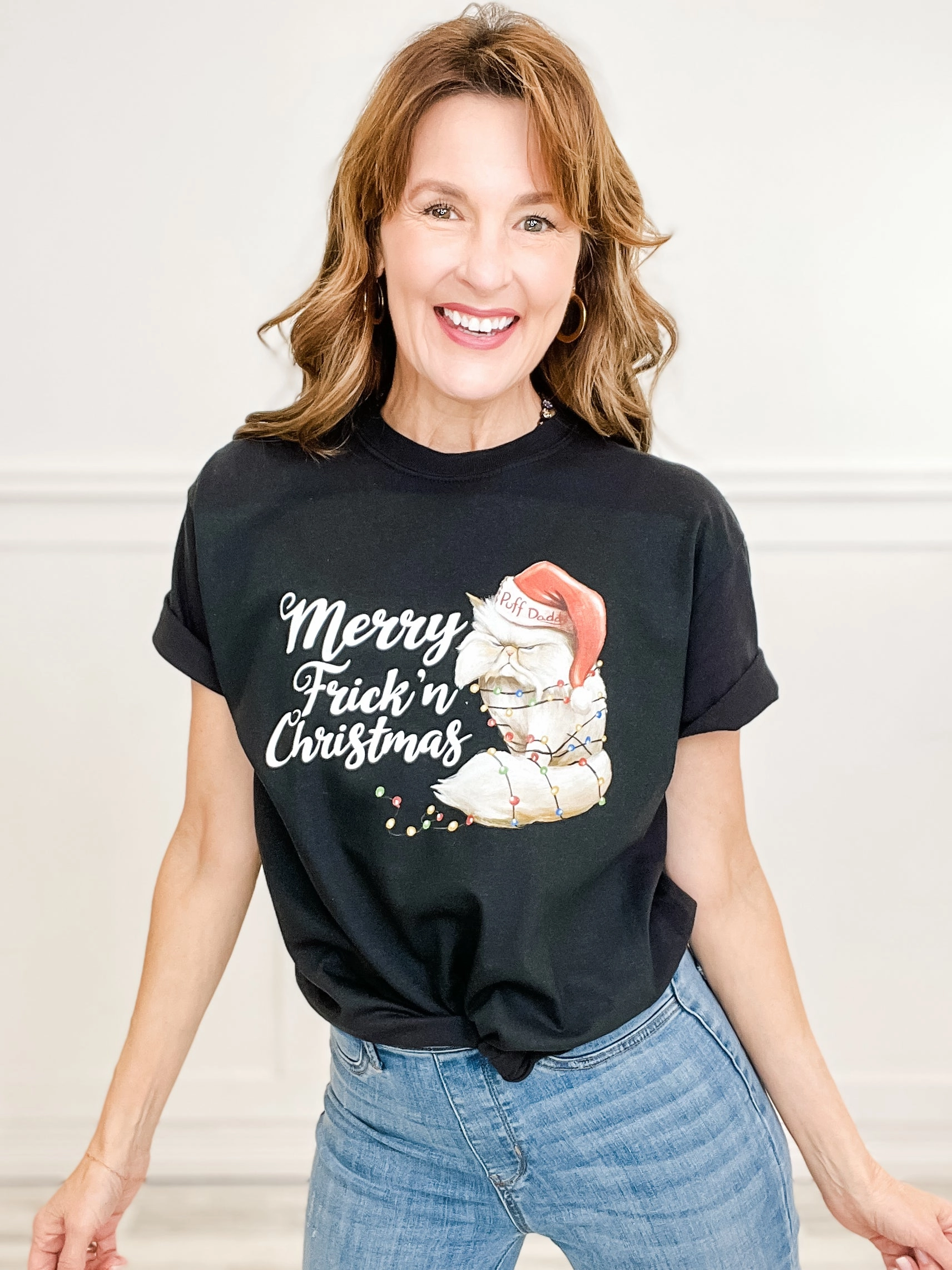 Tactile Soft Texture Merry Frick'n Christmas from Puff Daddy Graphic Top
