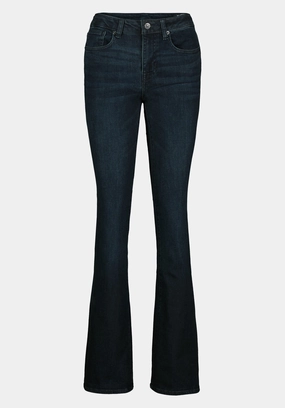 Timeless Wear Mid Rise Bootcut Queen Women's Jeans in Dark Blue - BL15832