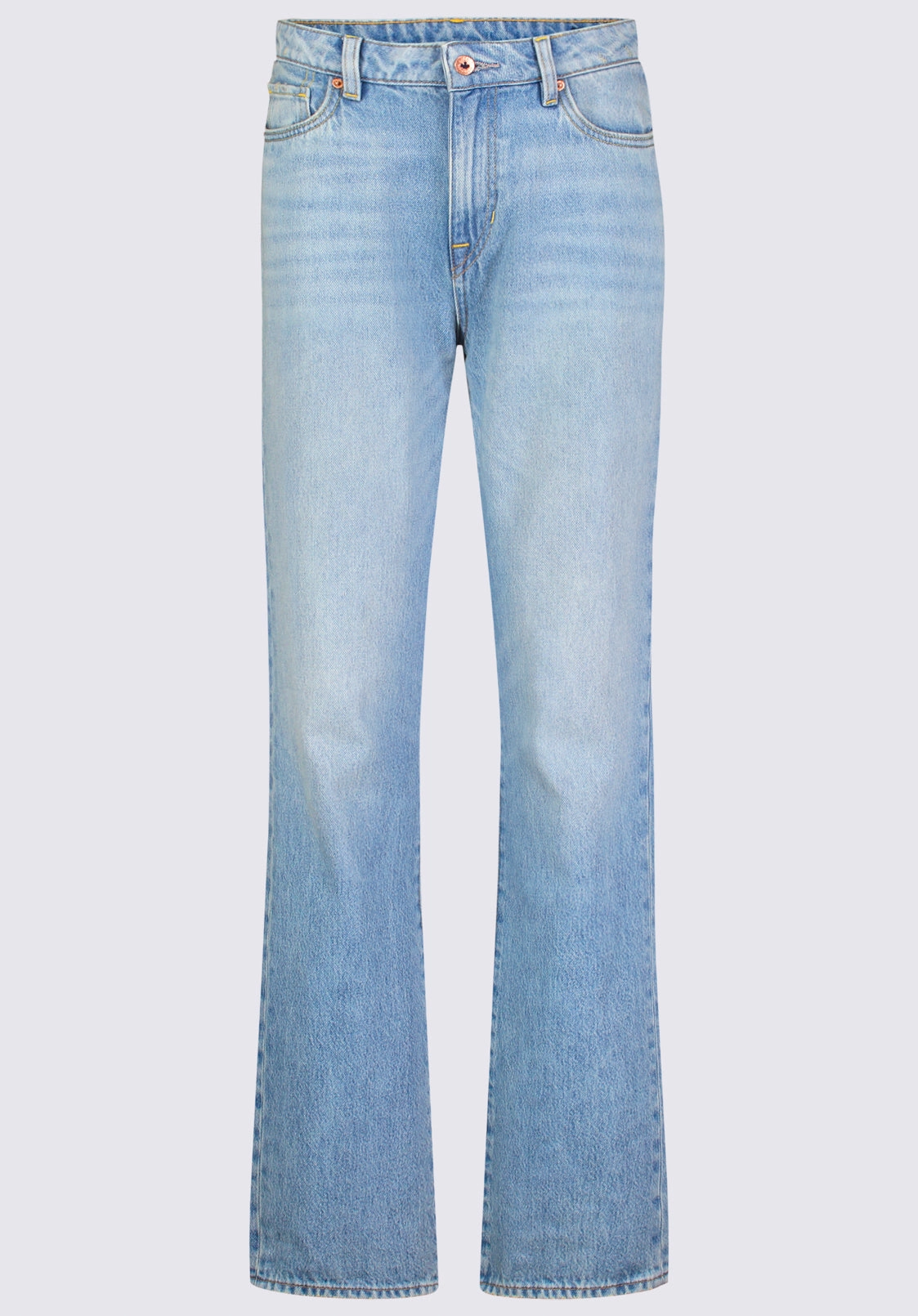Modern Shopping Day Layer game Mid Rise Straight Mary Women's Jeans, veined and worked - BL15926