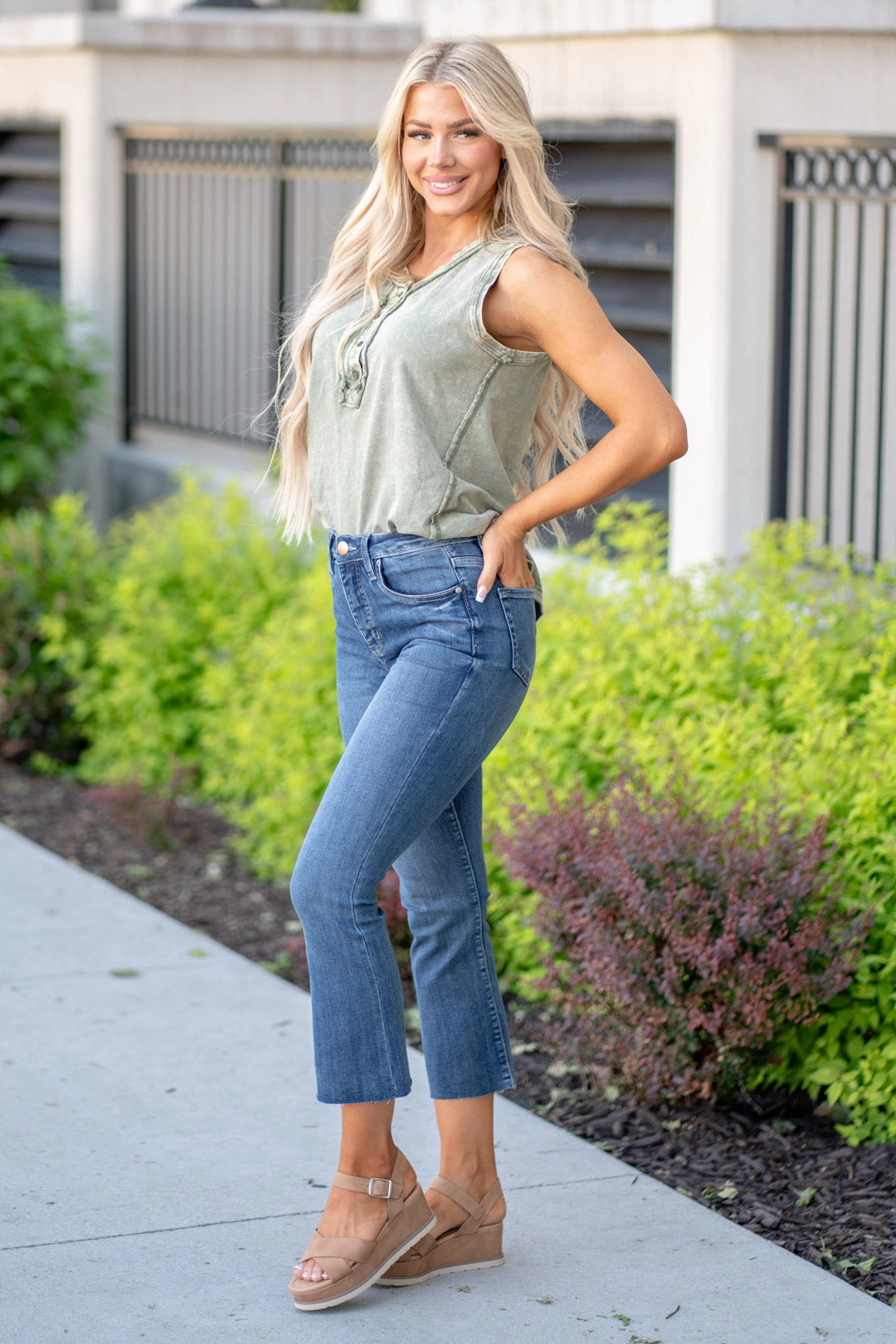 Urban Style Functional Style Mini Mia Tummy Control Top High Waist Jeans Plus & Regular Sizes
