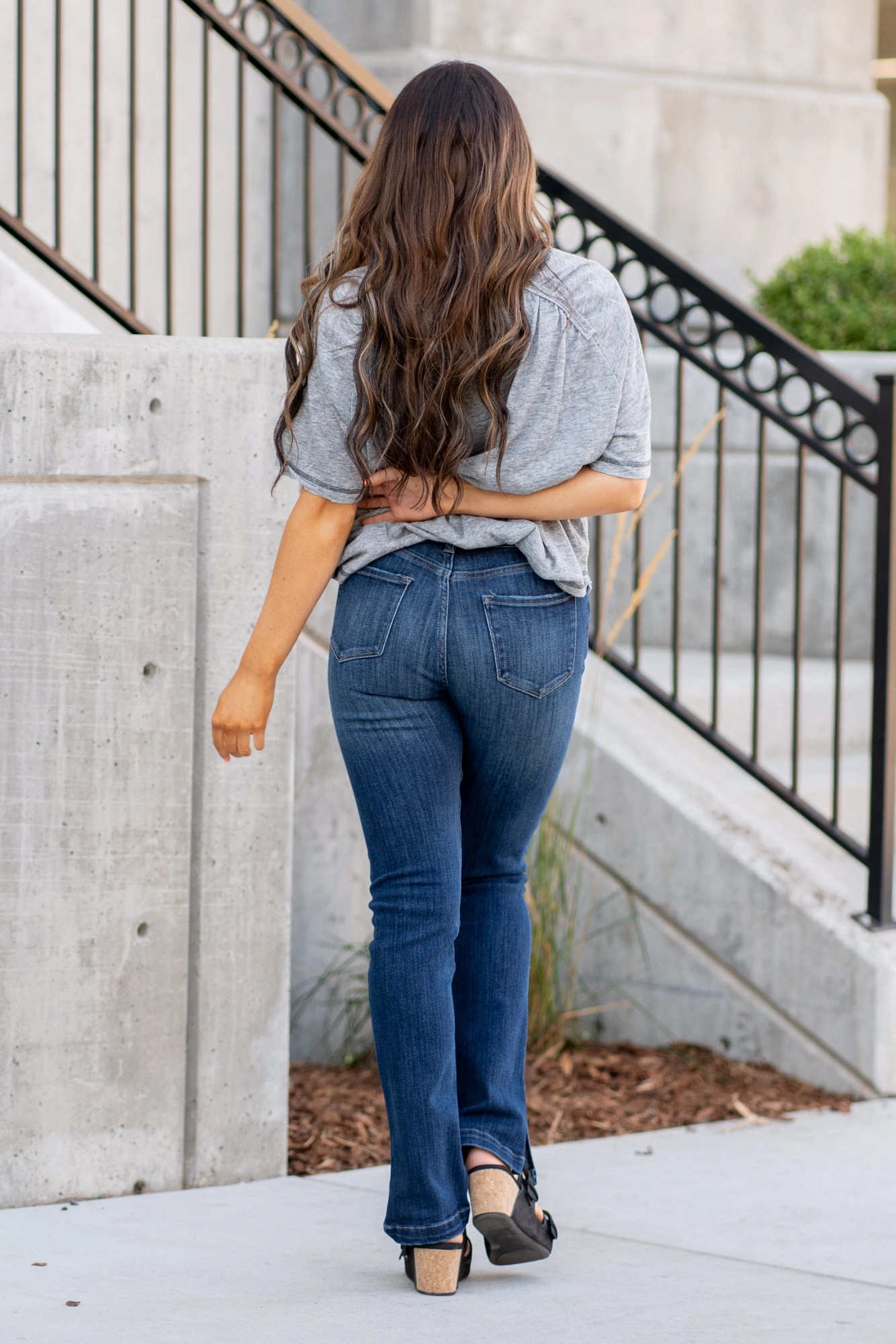 Madalynn High Rise Boot Cut Clean Base