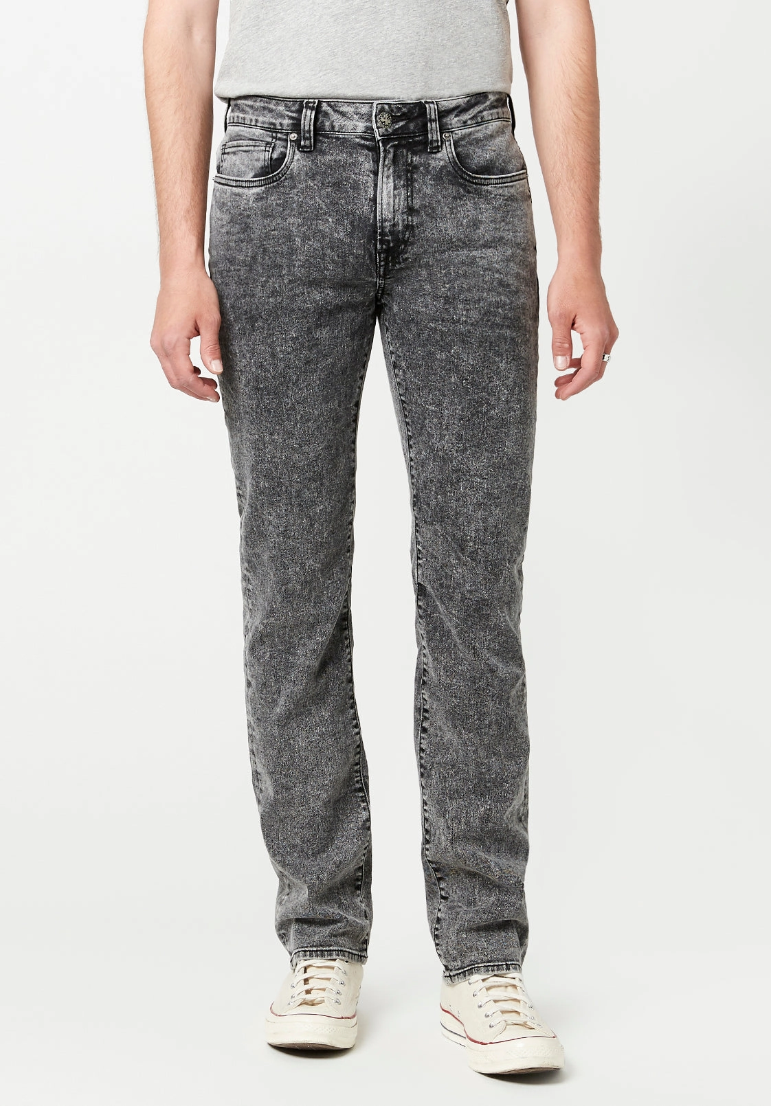 Slim Ash Men's Jeans in Dark Acid Wash - BM22757 Smart Layer Functional Waist