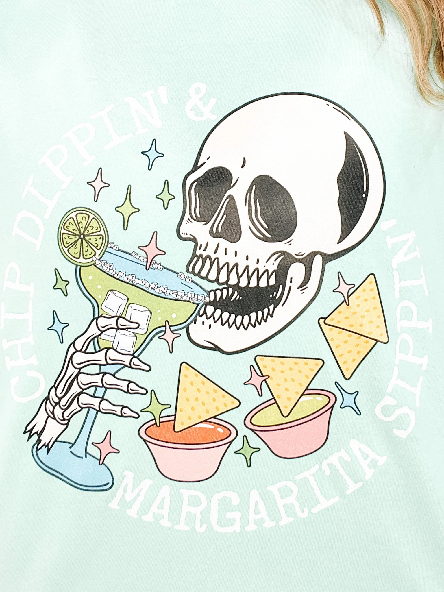 NonIrritatingEdges Chip Dippin' Margarita Sippin' Graphic Tee