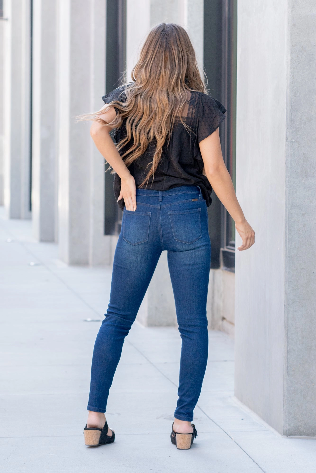 Odor Control Tech Tessa Mid Rise Super Skinny