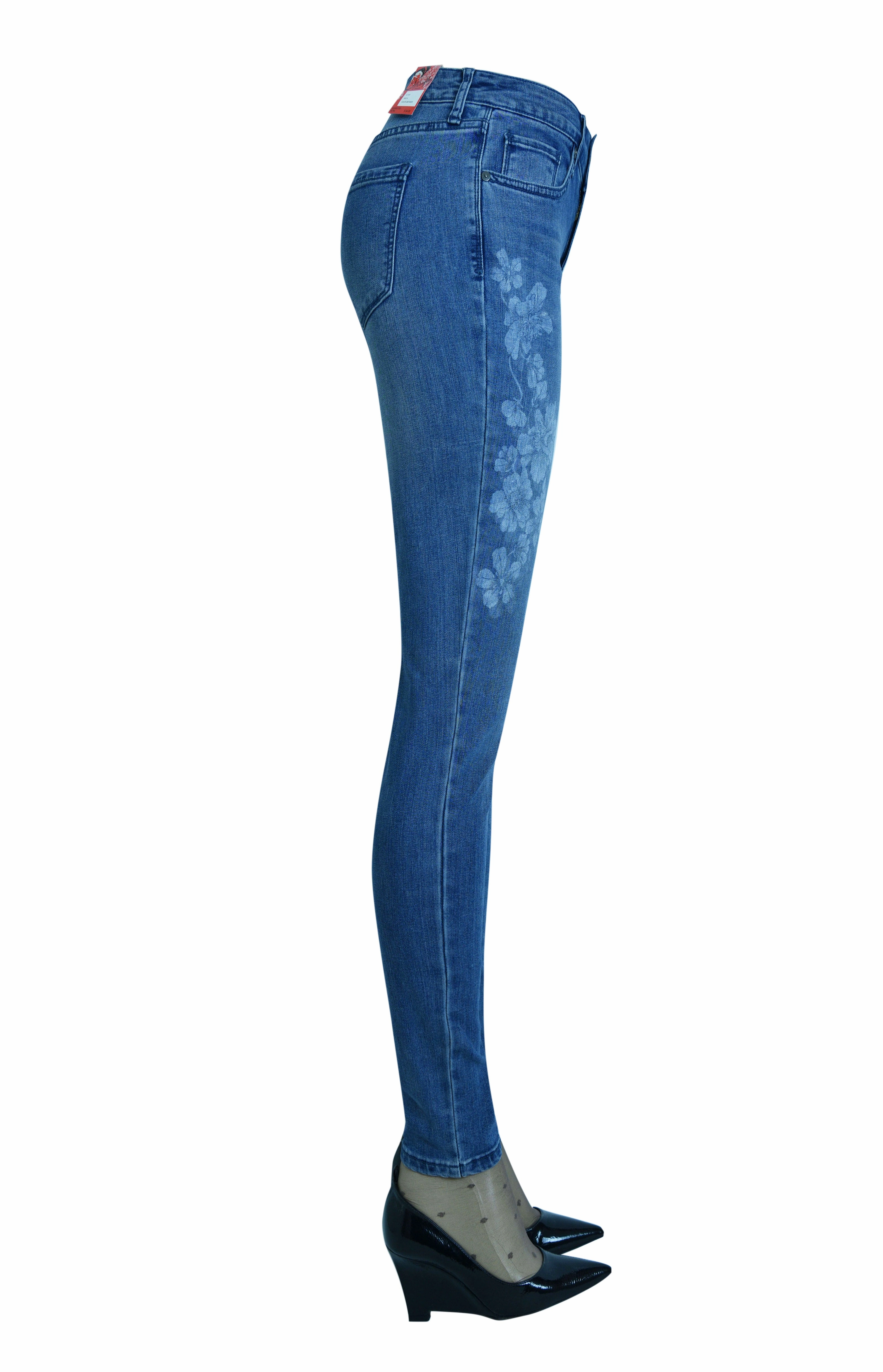 Smooth Shape Professional Wear Premium Winter Warmth Firefly Women's Mid Rise Skinny Missy Jeans