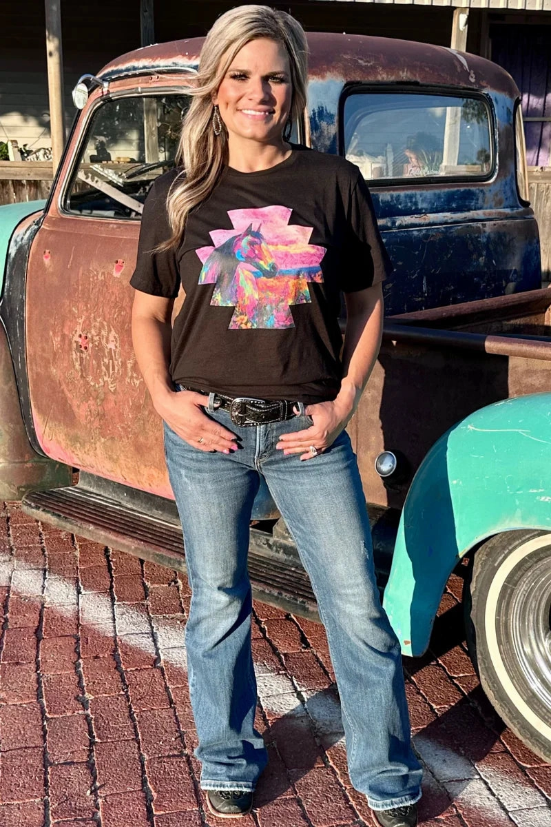 Printed T-shirt Sterling Kreek Spirit of the Southwest Tee