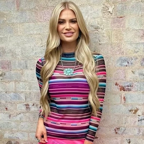 BuiltInLayer RecycledPolyester Plus Desert Dreams Top