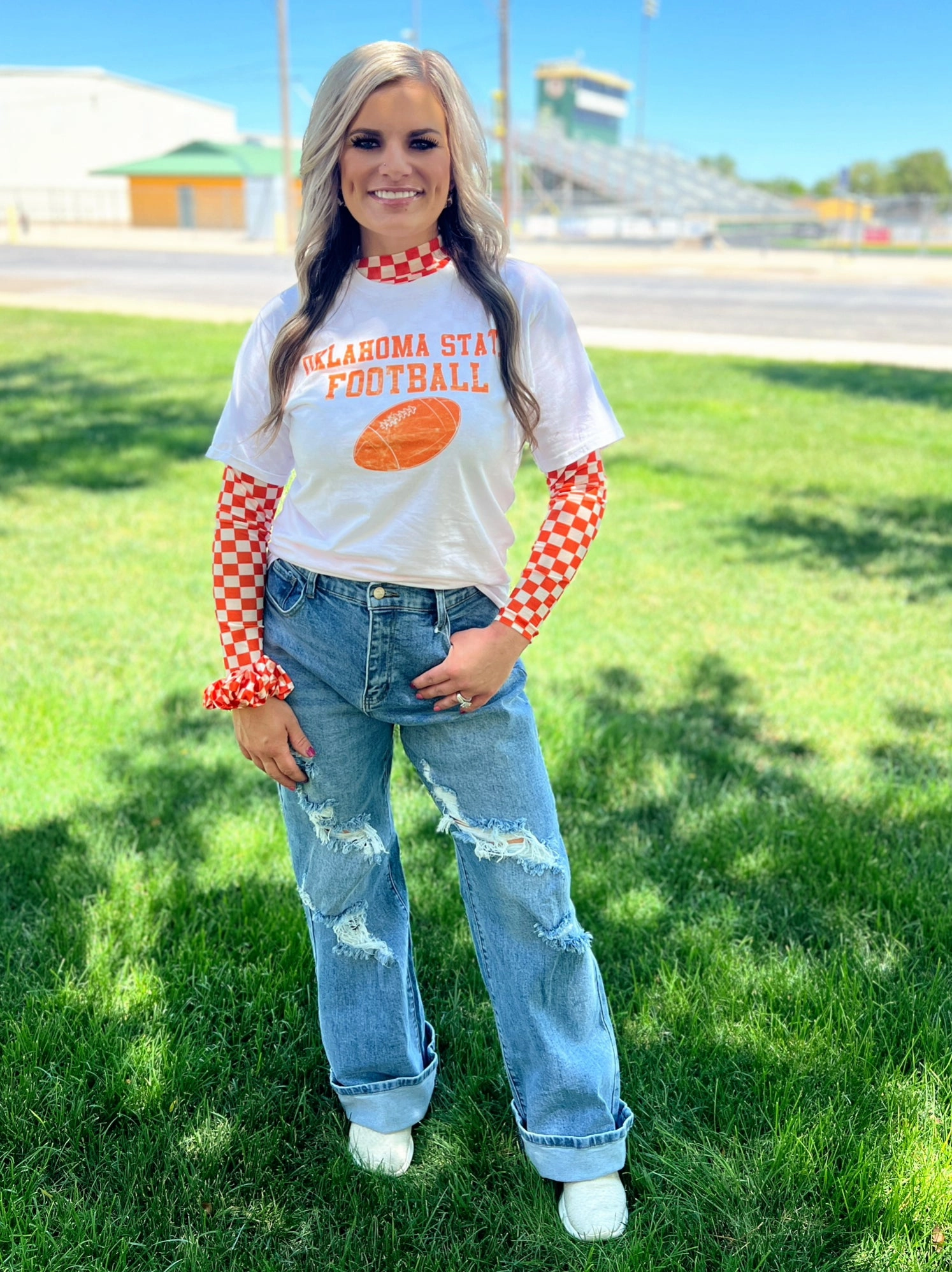 Sterling Kreek Pep Rally Orange Mesh Top Noise Reducing Fabric Treatment Compression Gradient