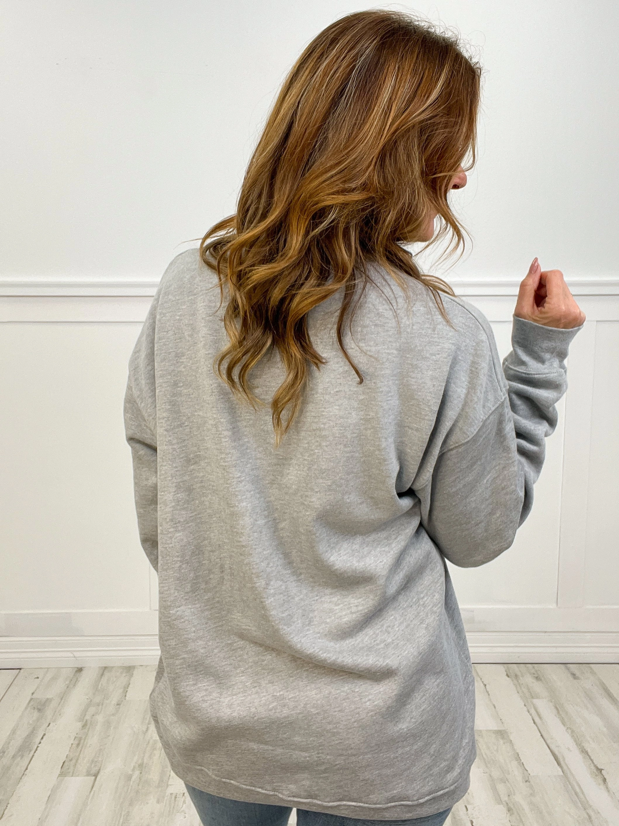 Football Taylor's Version Graphic Sweatshirt Contrast Stitch Accent Breathable mesh panel