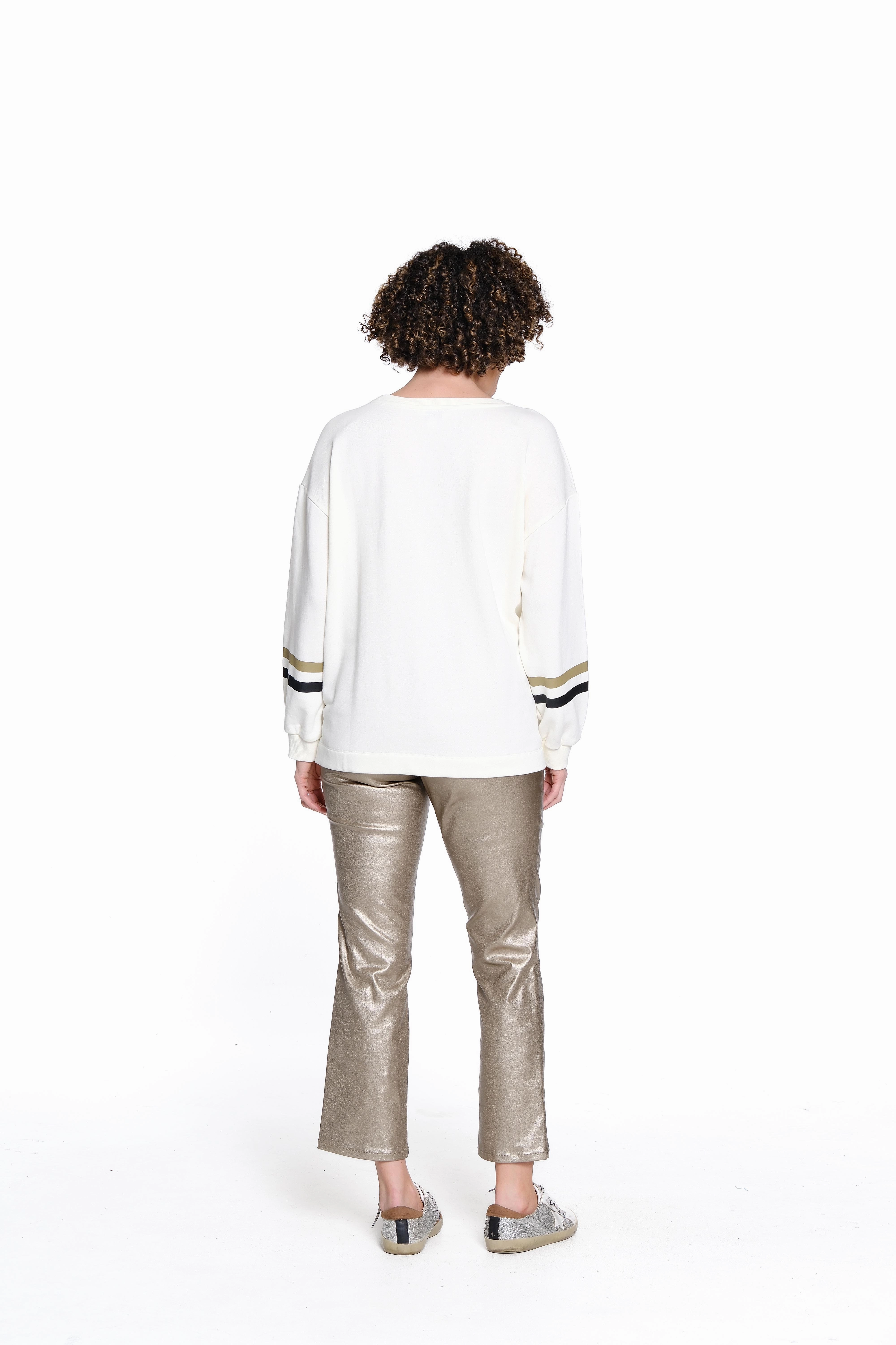 Game Day Sweatshirt - Ivory Sun Protective Fabric ZipperedPockets