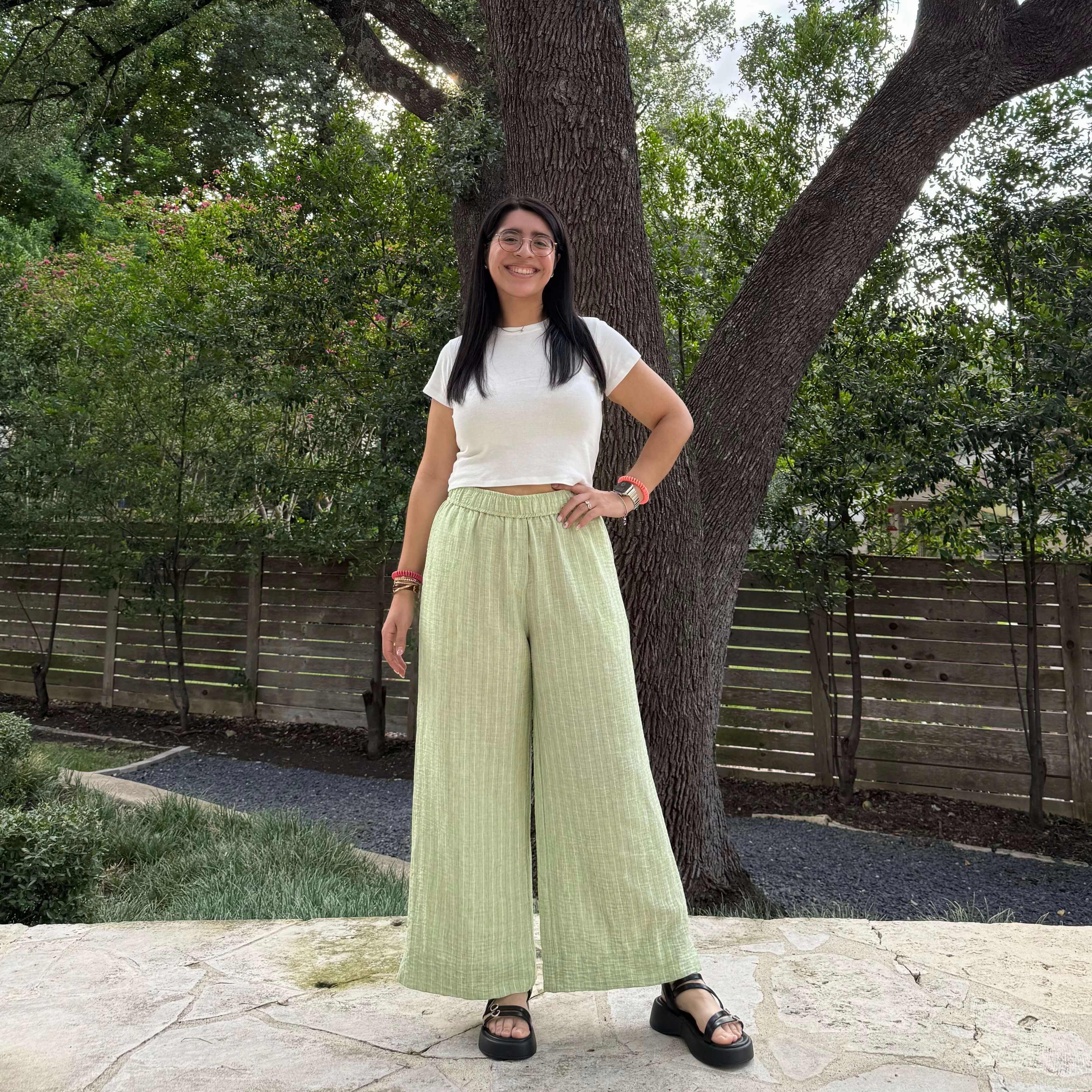 26" Inseam Picnic Pants - Celery *Clearance Sale* Freedom Motion