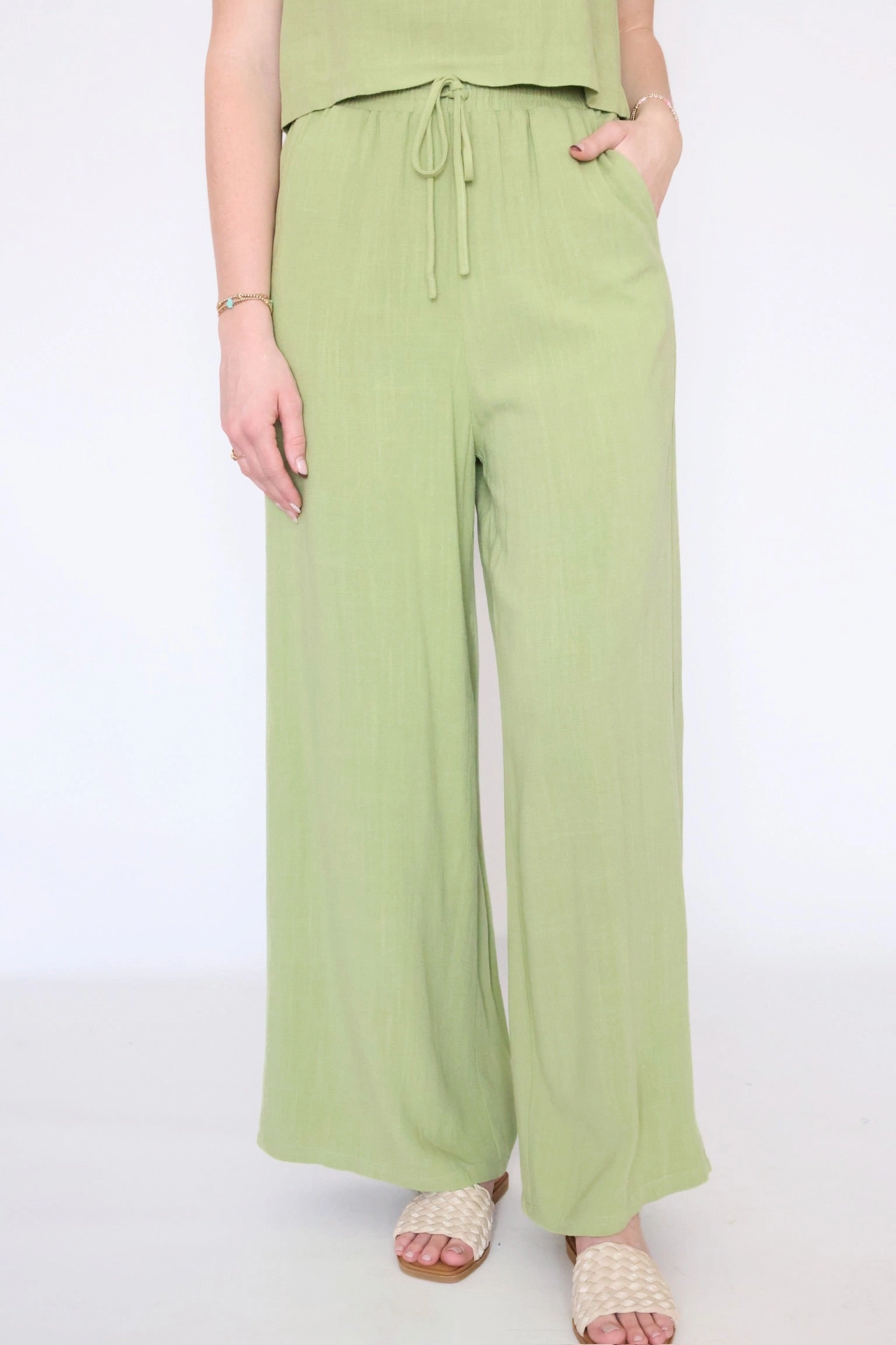 Easy Motion Sugarloaf Pants - Avocado (FINAL SALE)