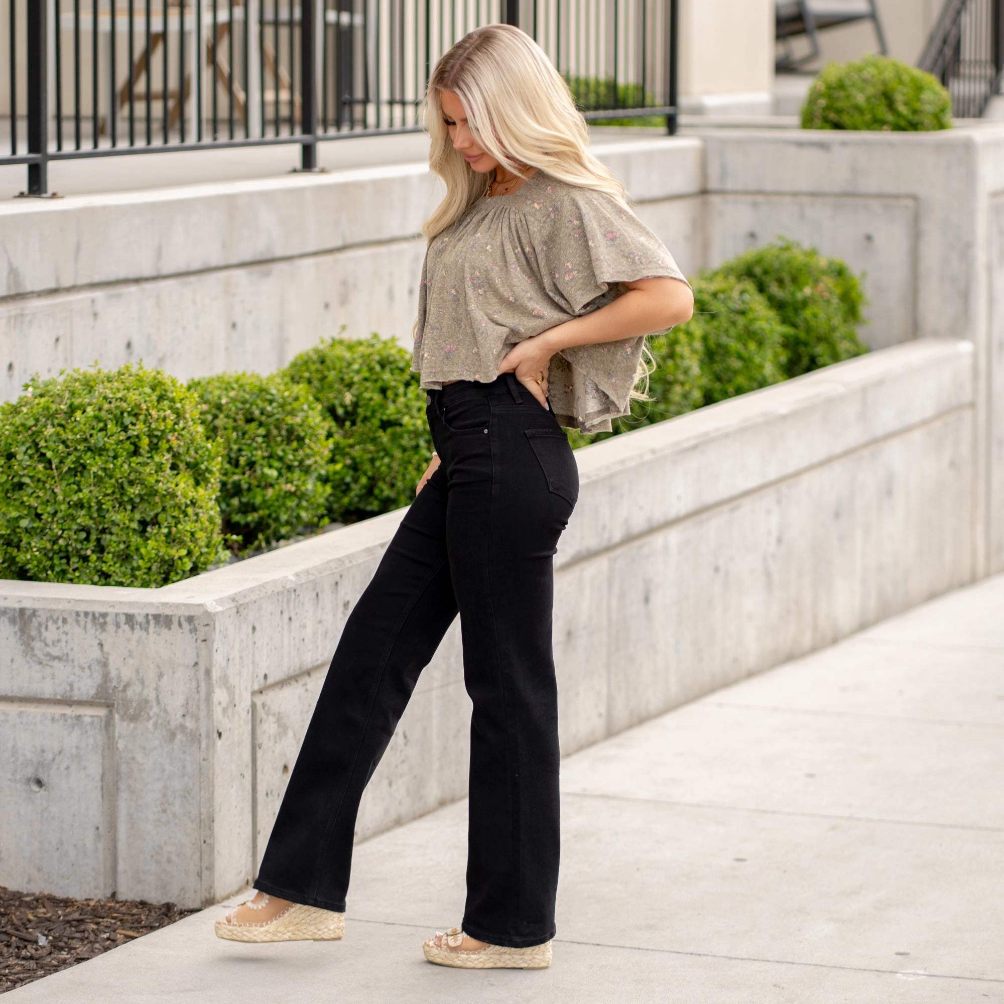 Nashville High Rise Wide Leg Regular & Plus Sizes Base Attire