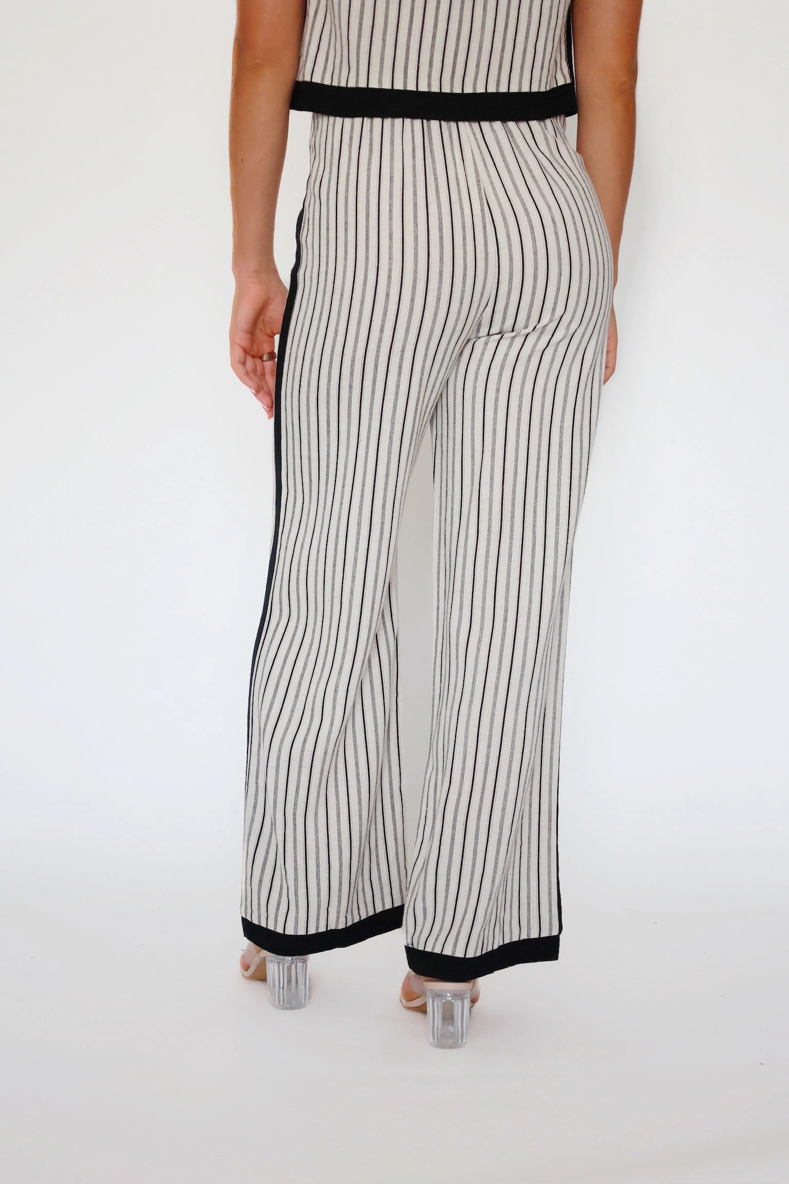 Elasticized Cuffs Natural Blend Pants- Final Sale