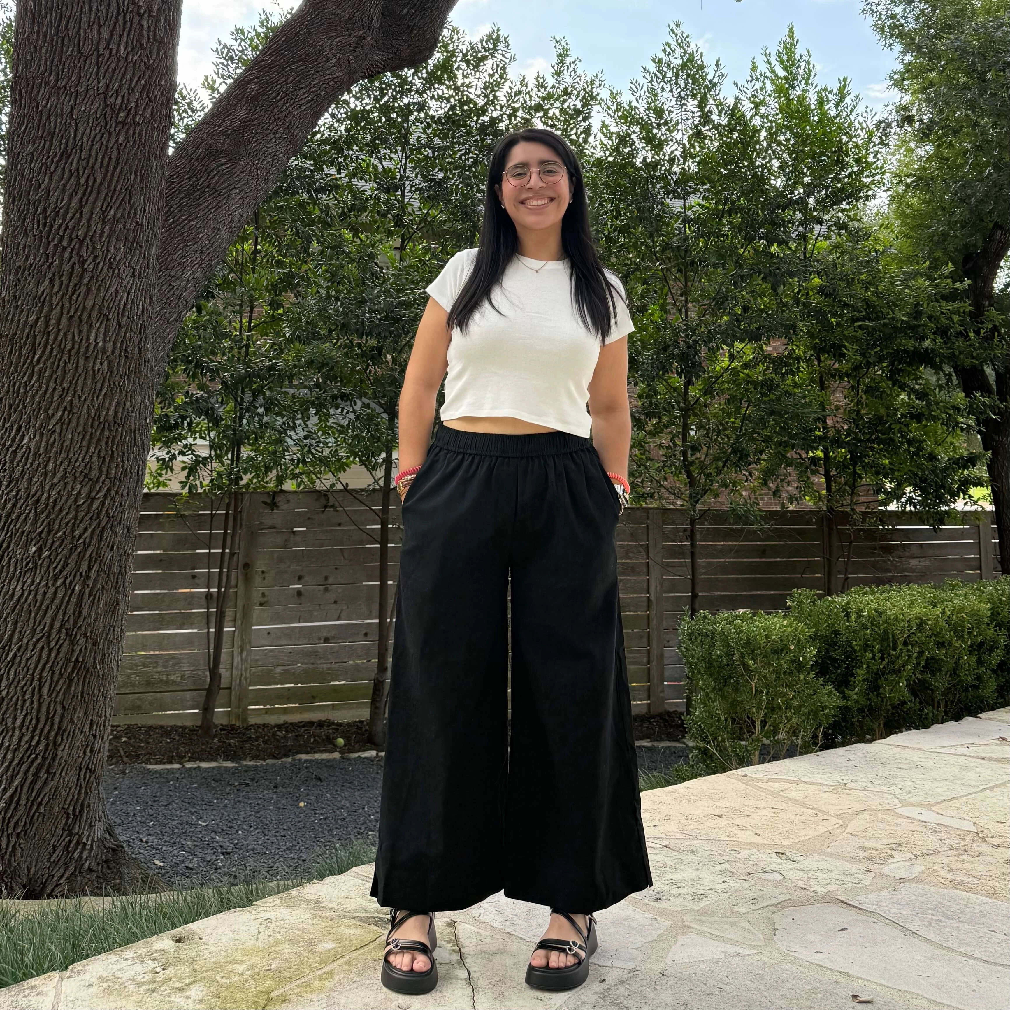 Indoor Comfort 26" Inseam Picnic Pants - Solid Black *Clearance Sale*