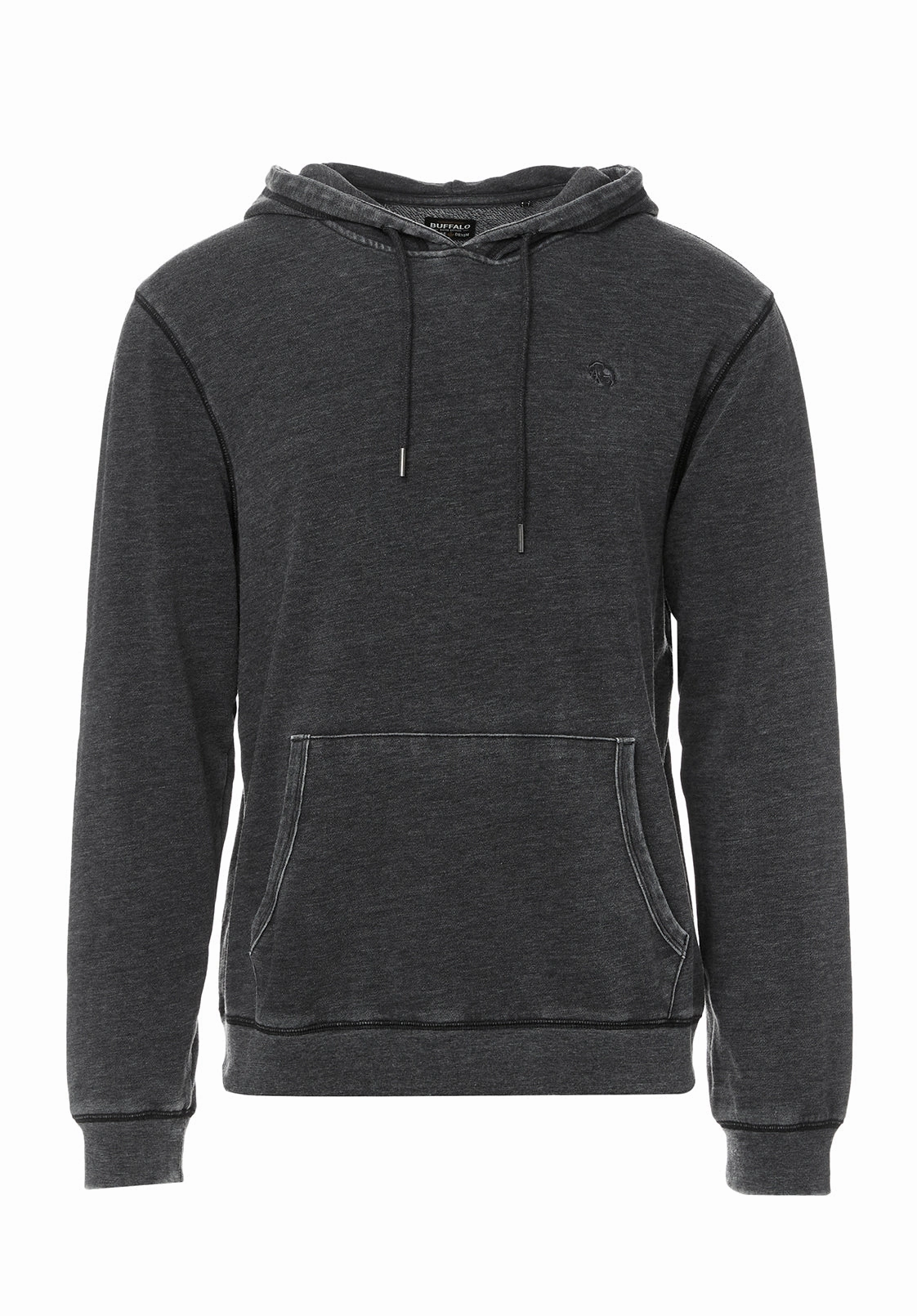 Farman Men??s Lightweight Hooded Sweatshirt, Black- BM24171 semi-formal event Sport Edge