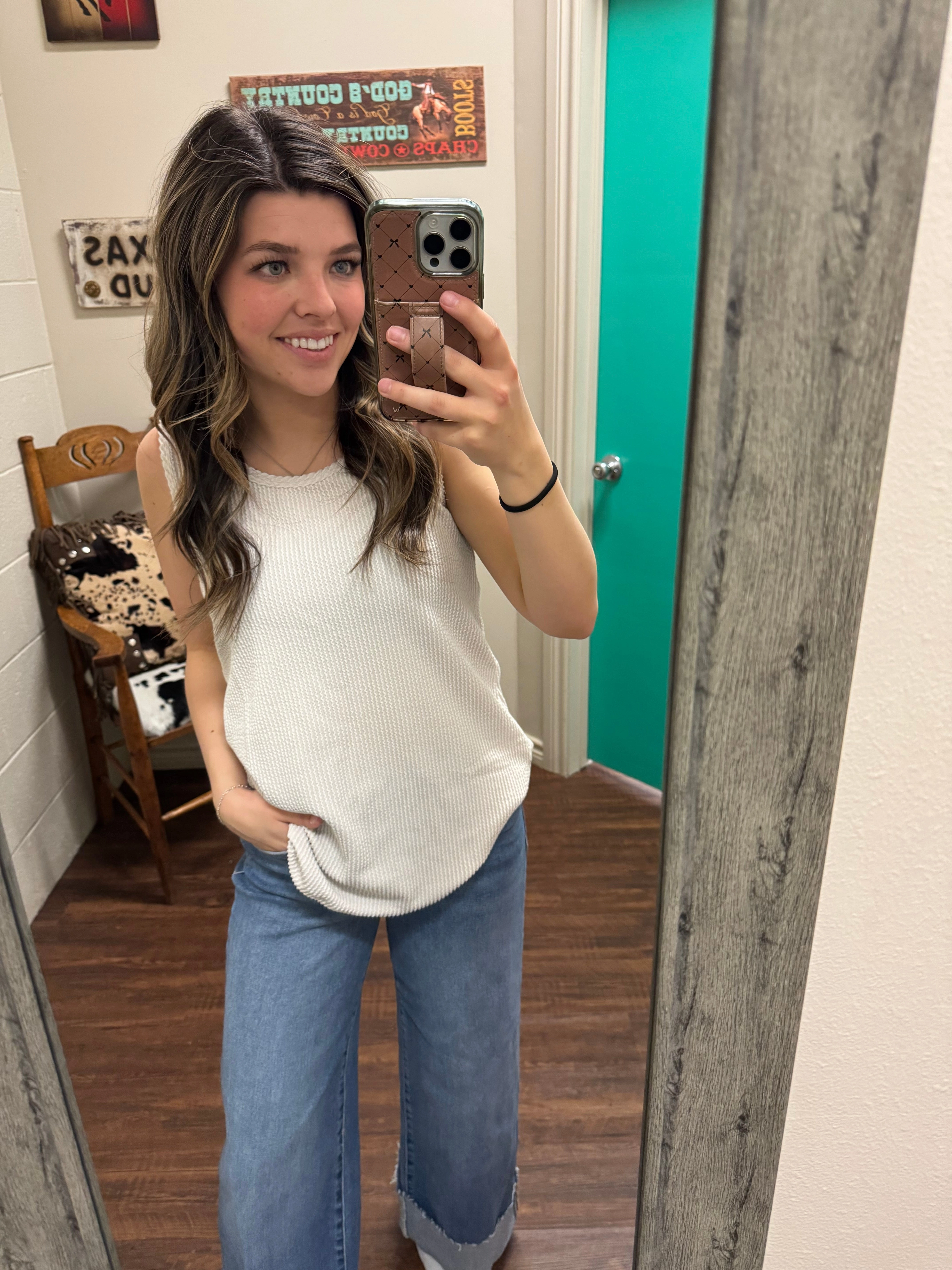 Chic Sweater Kick Back Full Length Traditional Tank-3 Colors