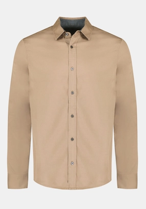 Corporate Wear Sagrani Men's Long-Sleeve Shirt, Dune - BM24688