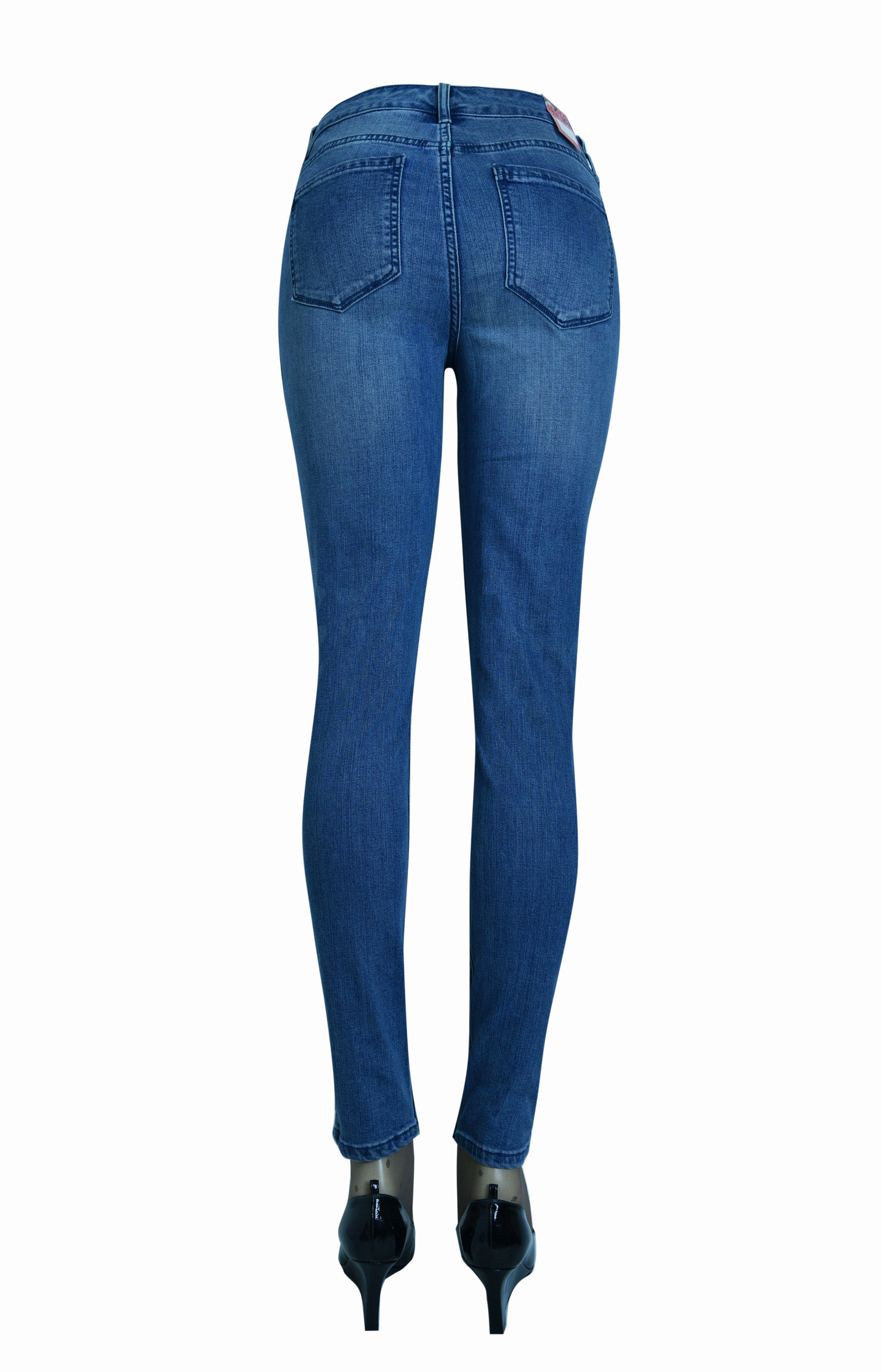 Firefly Women's Mid Rise Skinny Petite Jeans Modern Minimalist Urban Explorer Sustainable Evening Stroll Casual