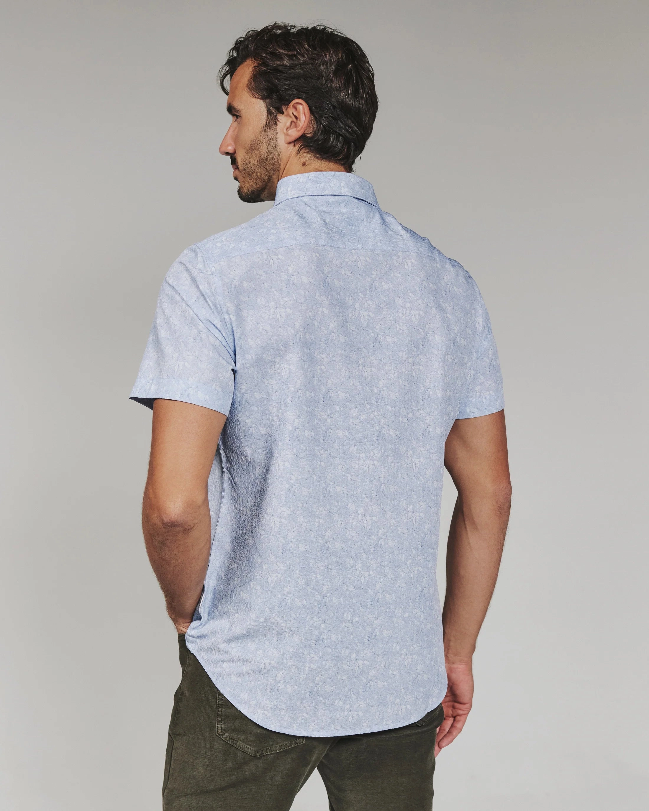 Multipurpose Utility Hollis Short Sleeve Shirt | Light Blue