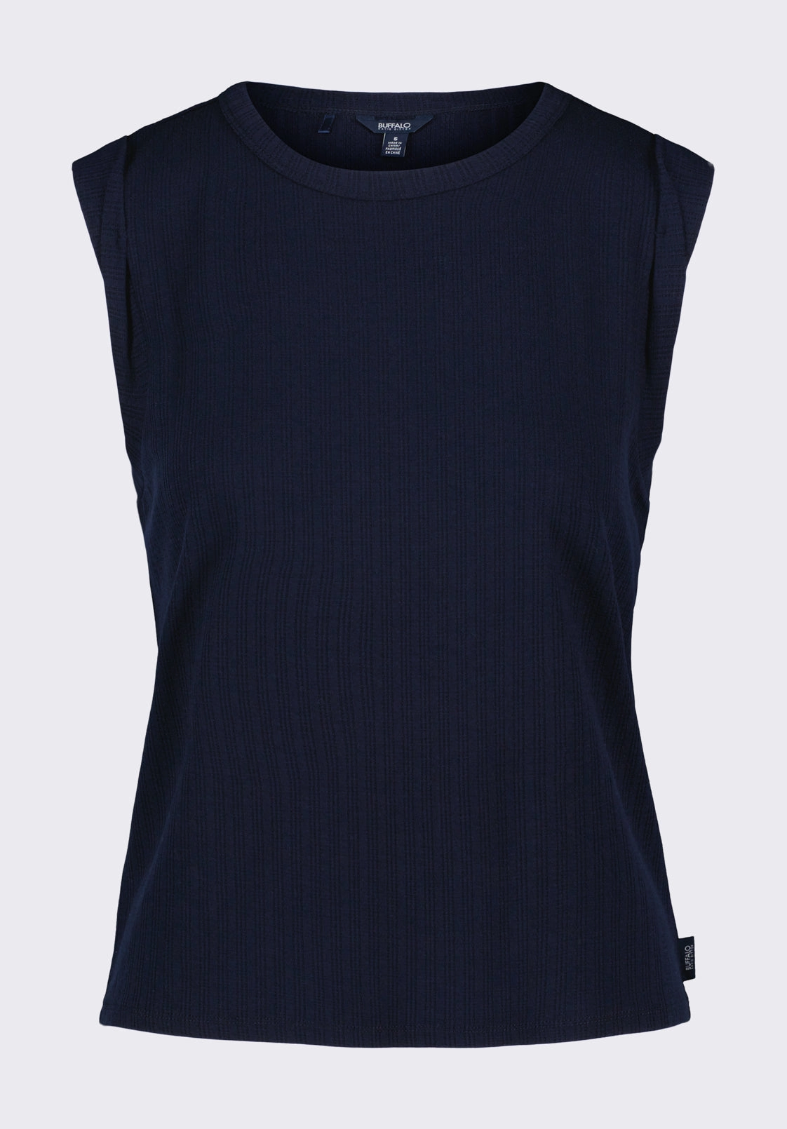 Elayne Women??s Sleeveless Top, Navy - KT0191P Tailored Silhouette