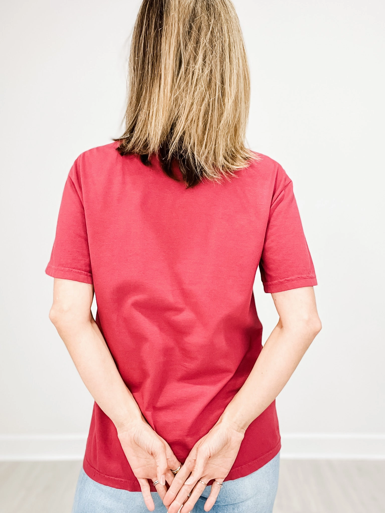 Love That Blooms Forever Mothers Day Graphic Tee Low Profile Collar Casual Long Sleeve