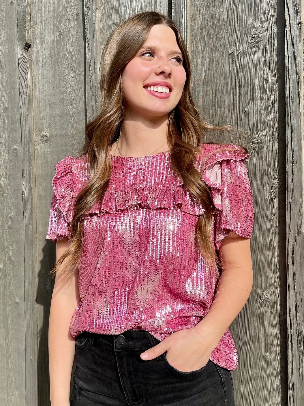 Life's A Party Top- 2 Colors* Tactile Soft Texture