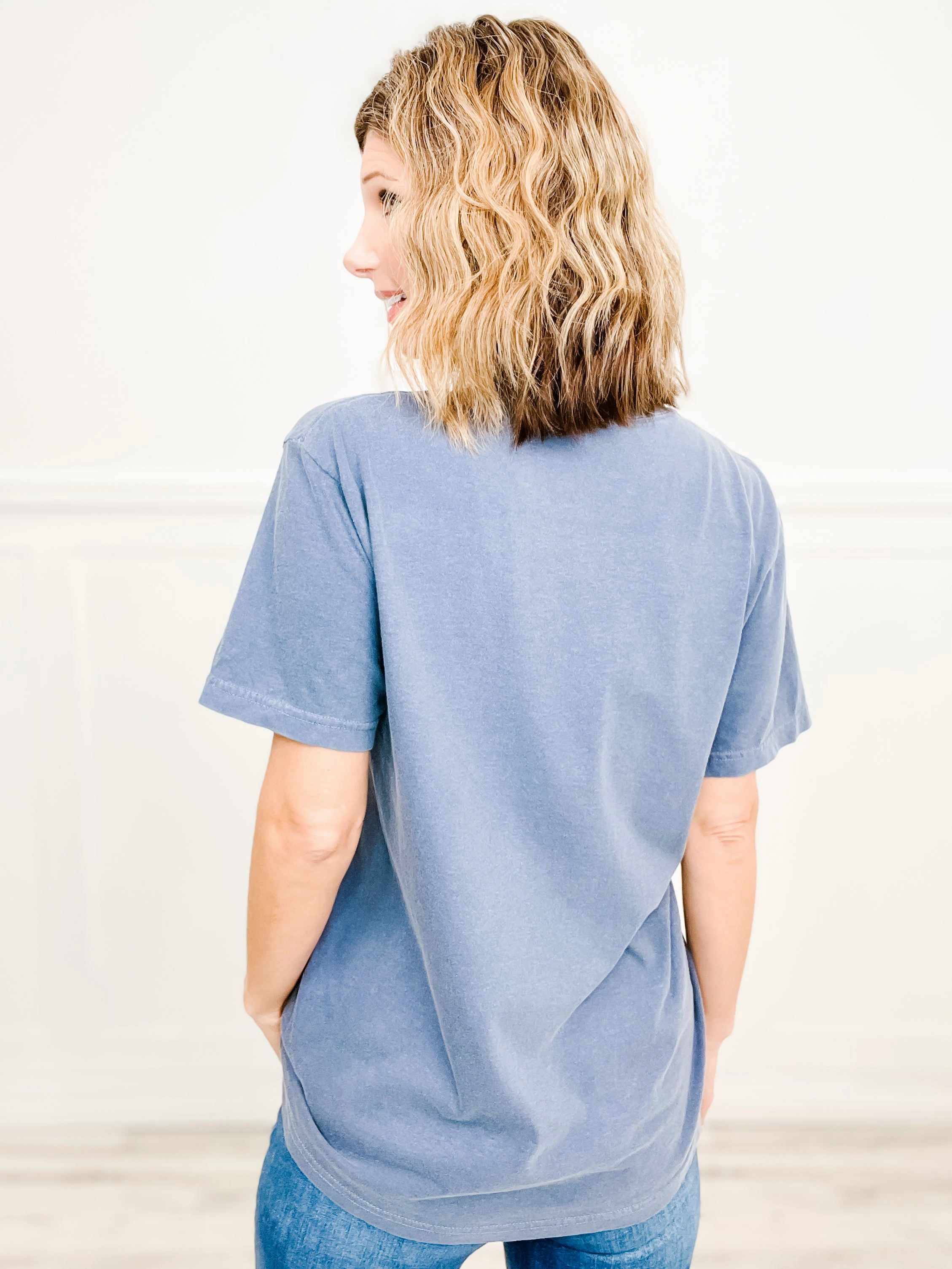 ContrastTipping Minimalist Cuff Coffee Is My Love Language Embellished Graphic Tee