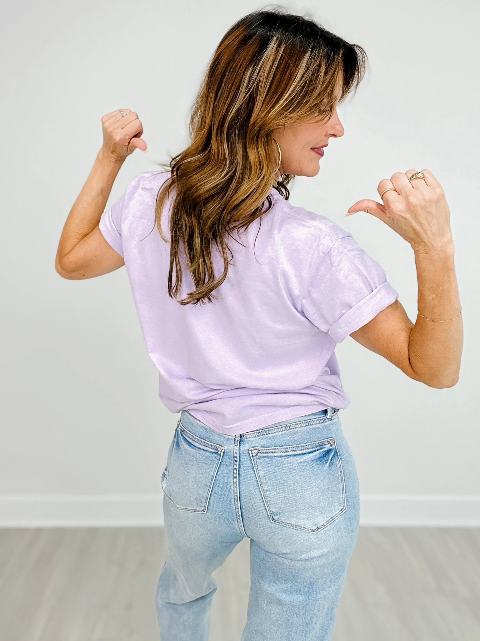 Oh Sweetie, Sassy Rhinestones Graphic Tee LowProfile Zipper Breathable Design