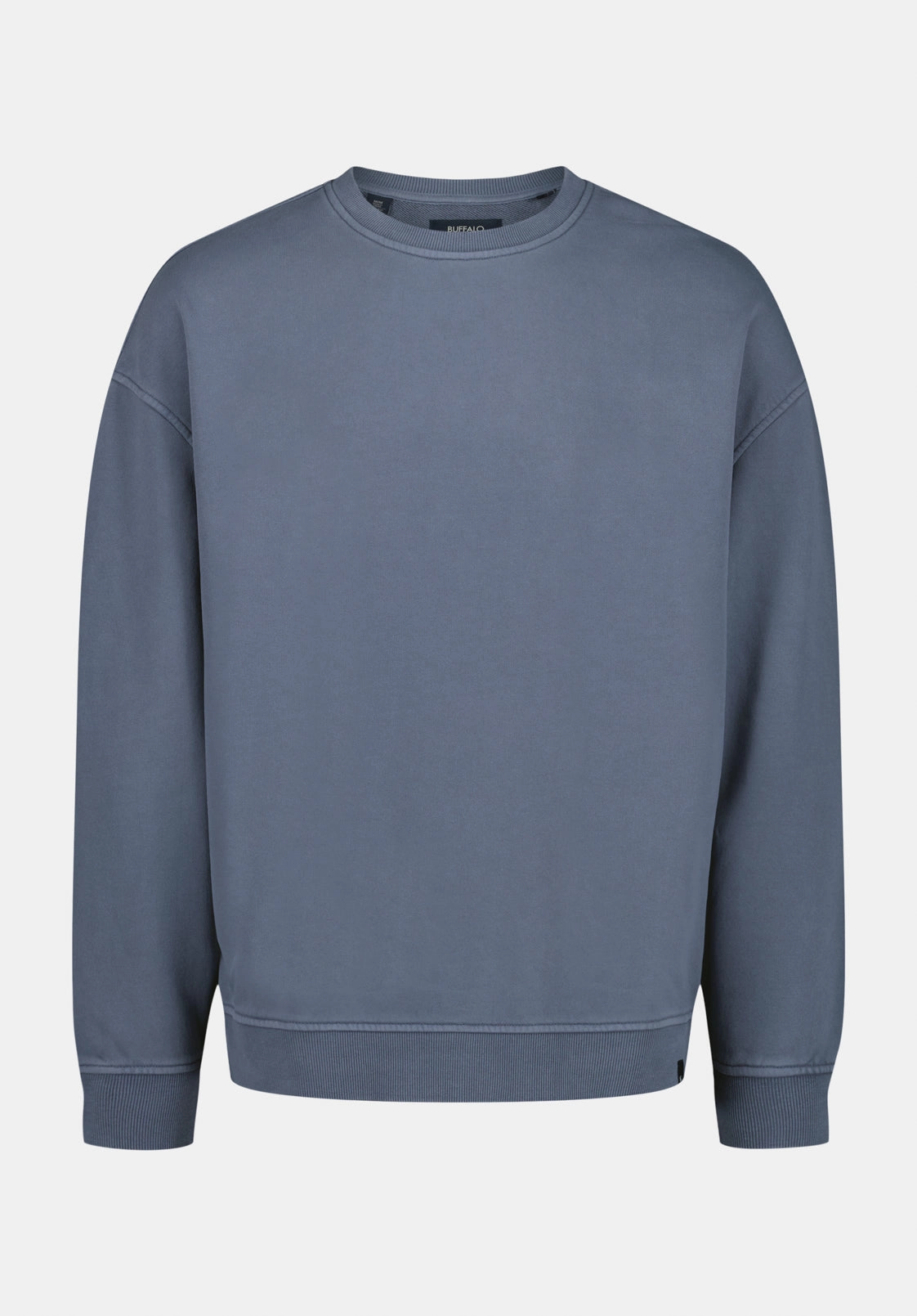 Famke Men's Relaxed Crewneck Sweatshirt, Mirage - BM24742 Reflective accents Fourth of July wear