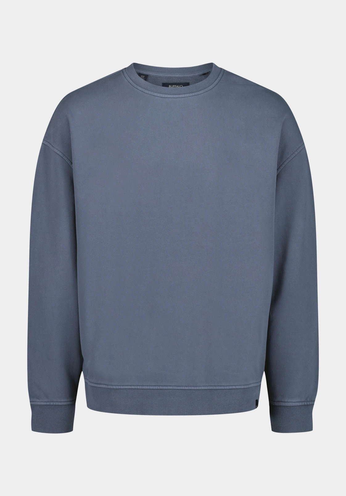 Famke Men's Relaxed Crewneck Sweatshirt, Mirage - BM24742 Mesh Lined Hood