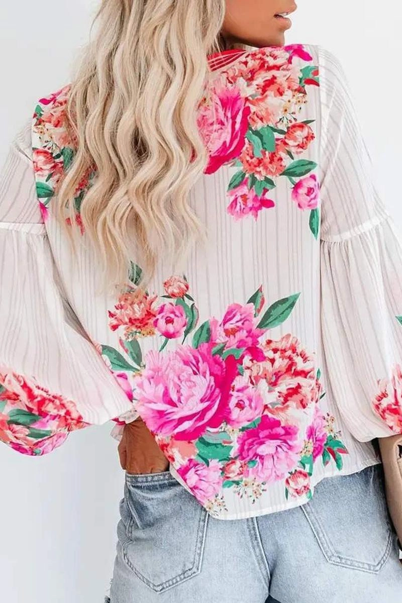 Casual Tee Light Up the Garden Blouse*