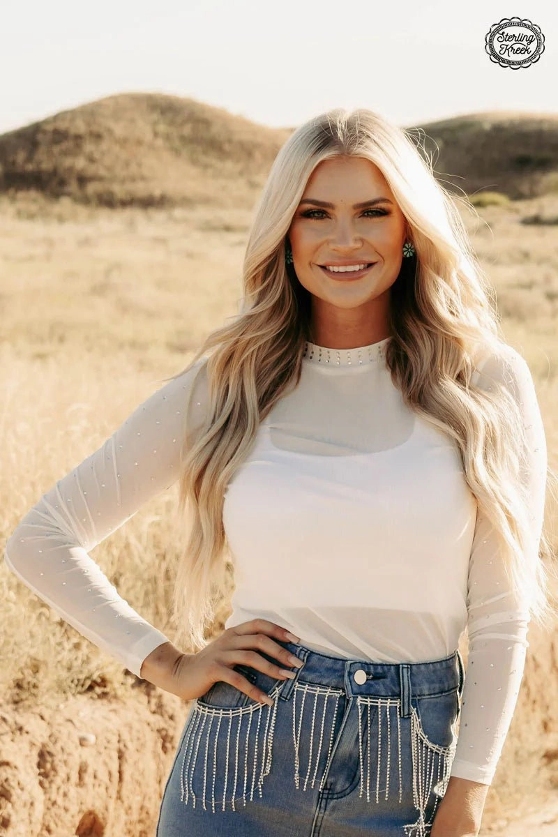 Pearl In Paradise Top High Density Weave