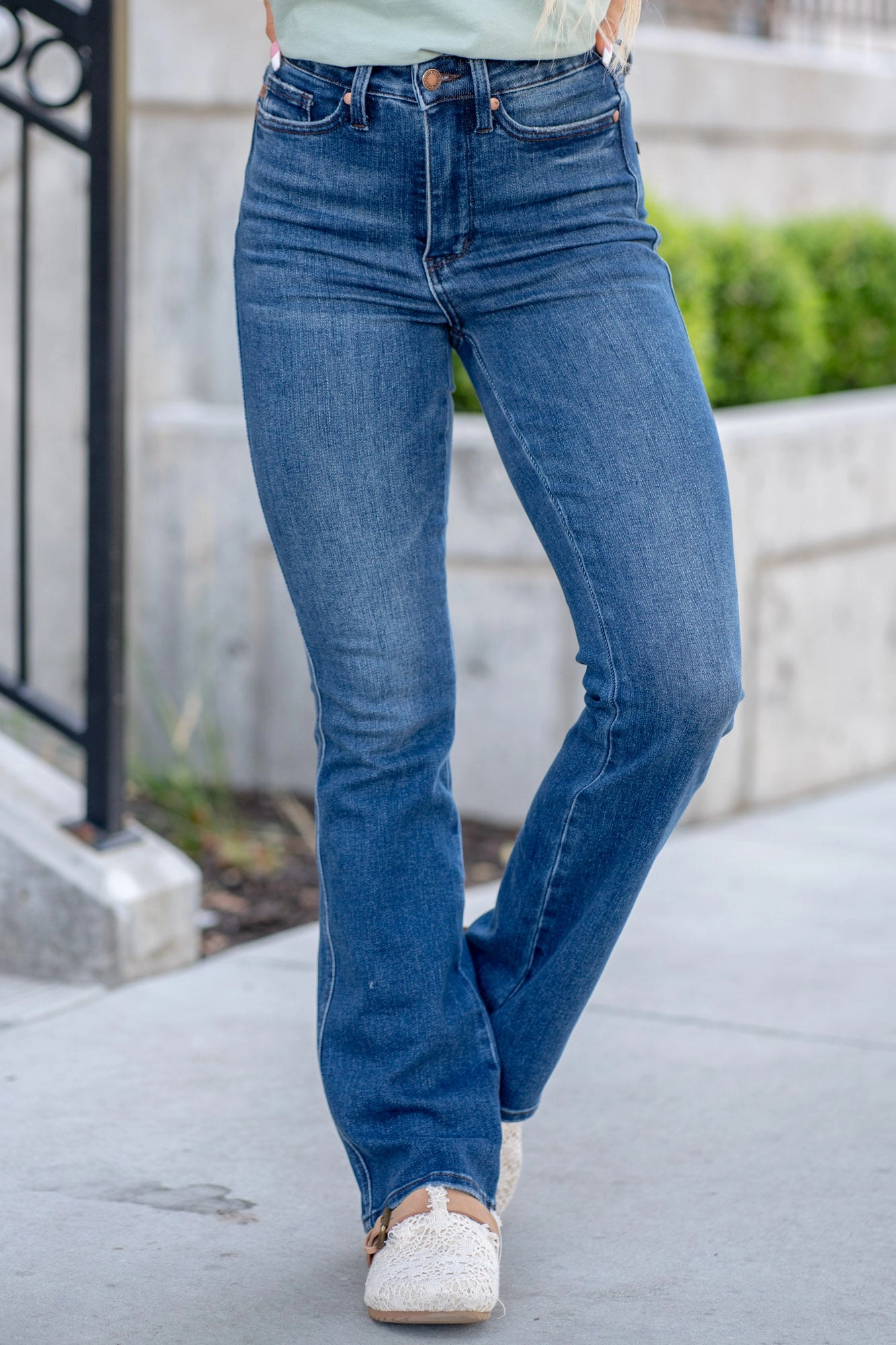 Casual Fit Perfect Fit High Rise Tummy Control Boot Cut Regular & Plus Sizes - Three Inseams