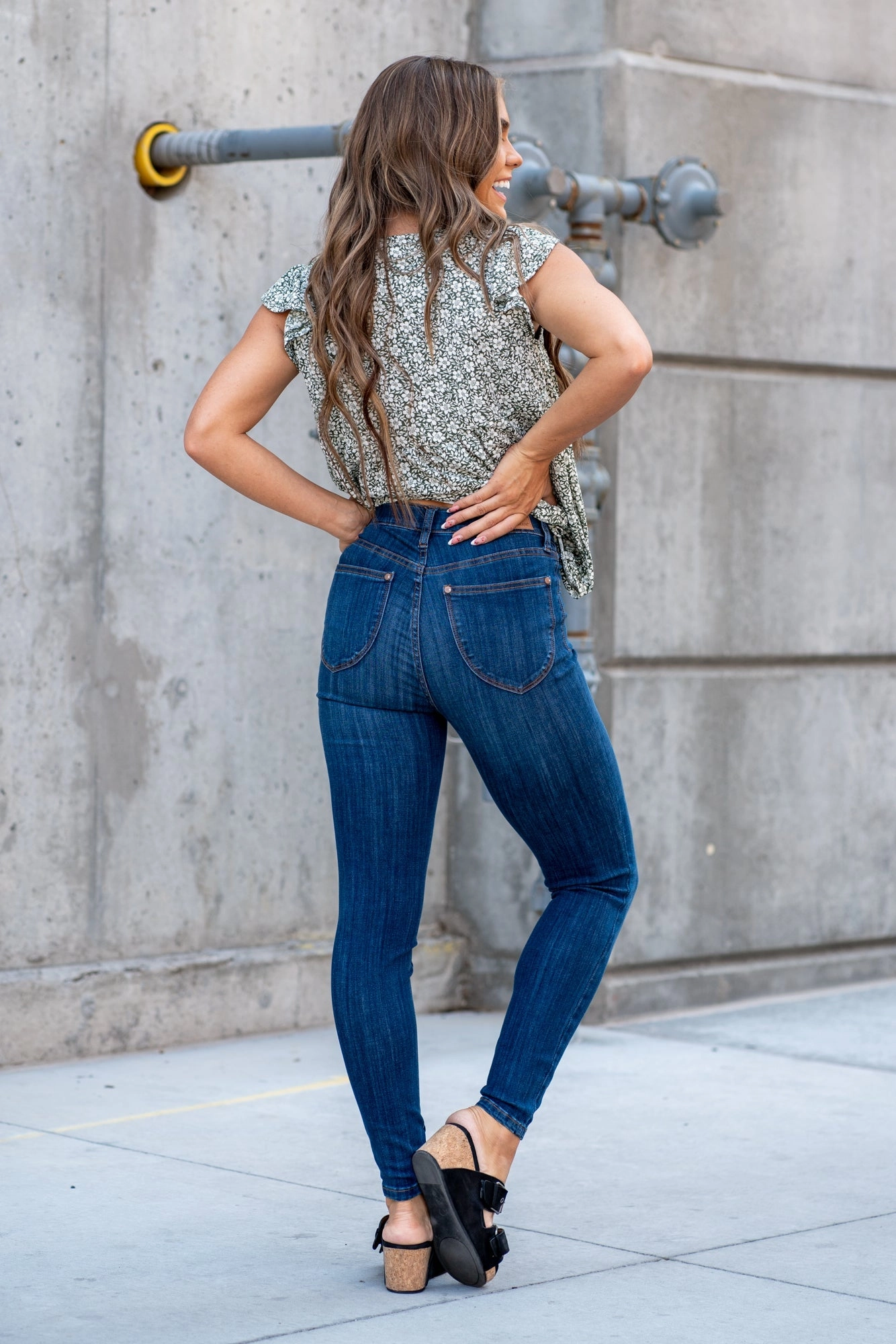 Quick Dry Technology Kingsport High Rise Pull On Skinny Jegging Regular & Plus Sizes