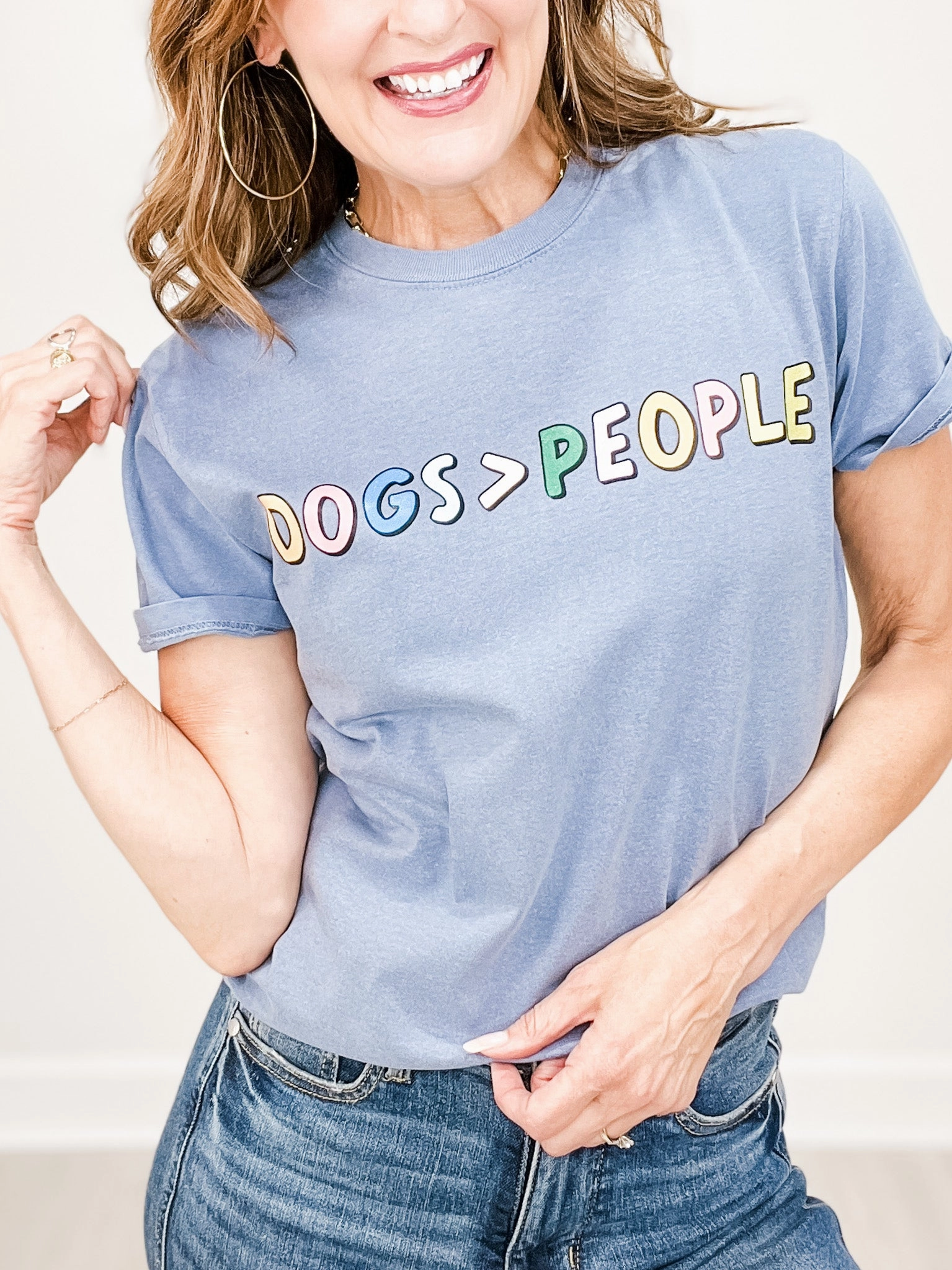 Temperature Control Fabric AdjustableHemCuffs Pets > People Graphic Tee